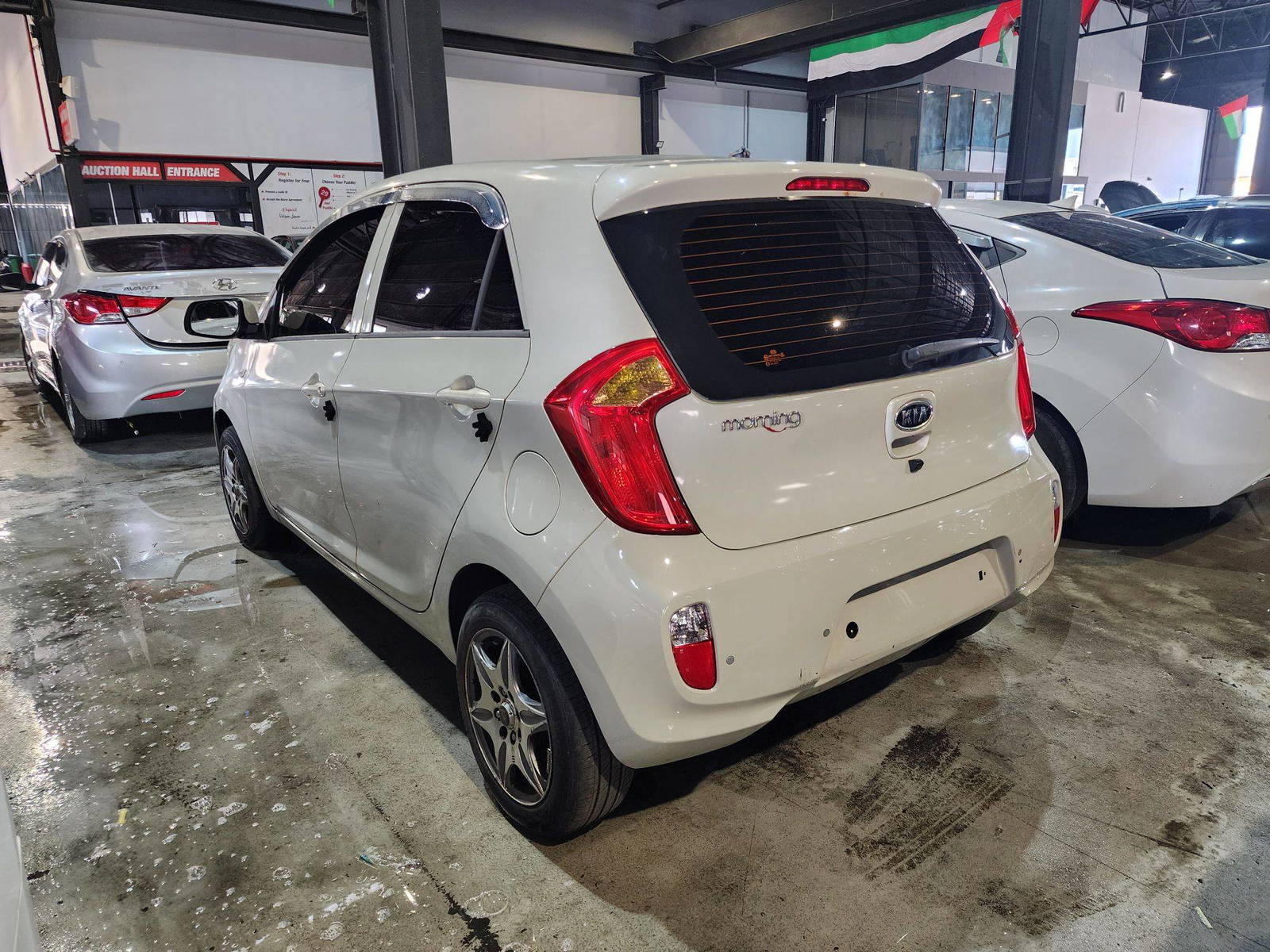 2012 KIA MORNING — 82900 KM — Lot 158432 — Al Quoz - Marhaba Auctions Used Cars - Image 3