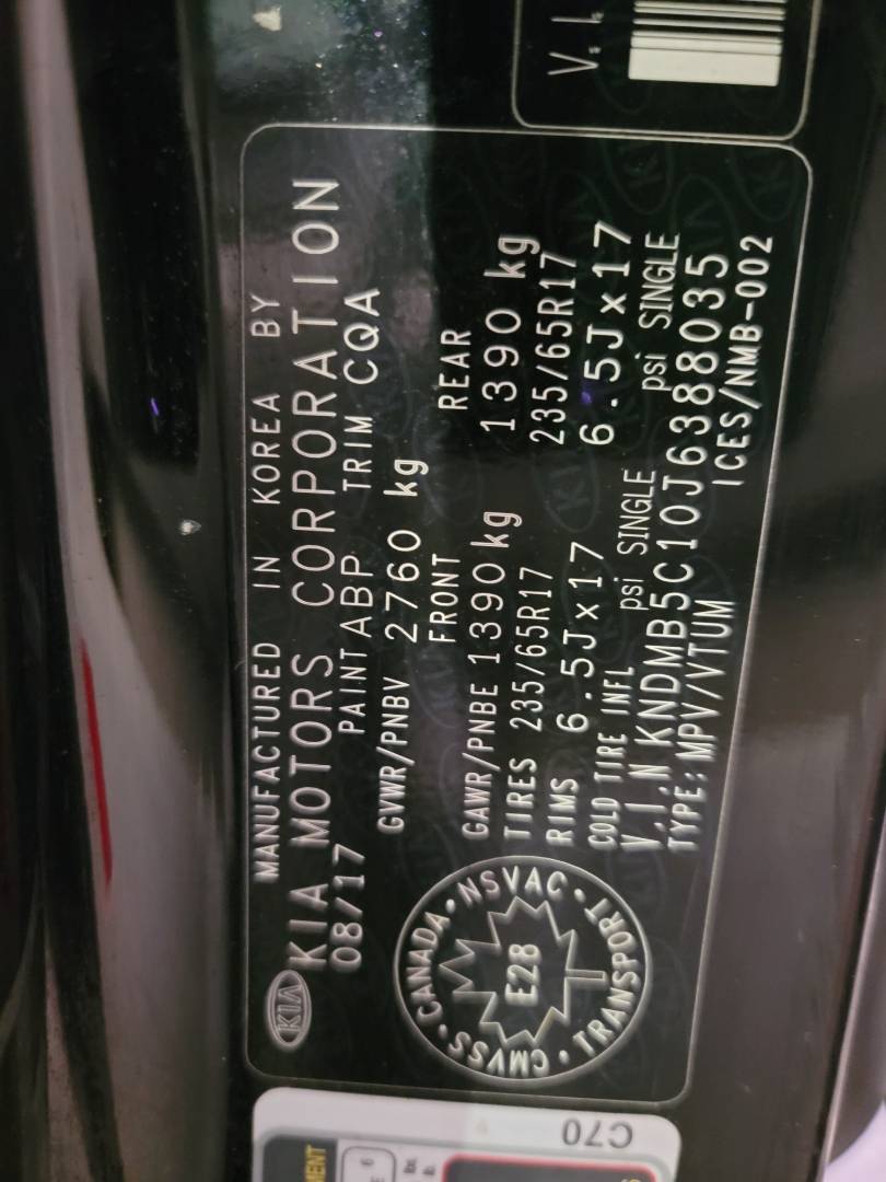 2018 KIA SEDONA — 109374 KM — Lot J6388035 — Main - Marhaba Auctions Used Cars - Image 10
