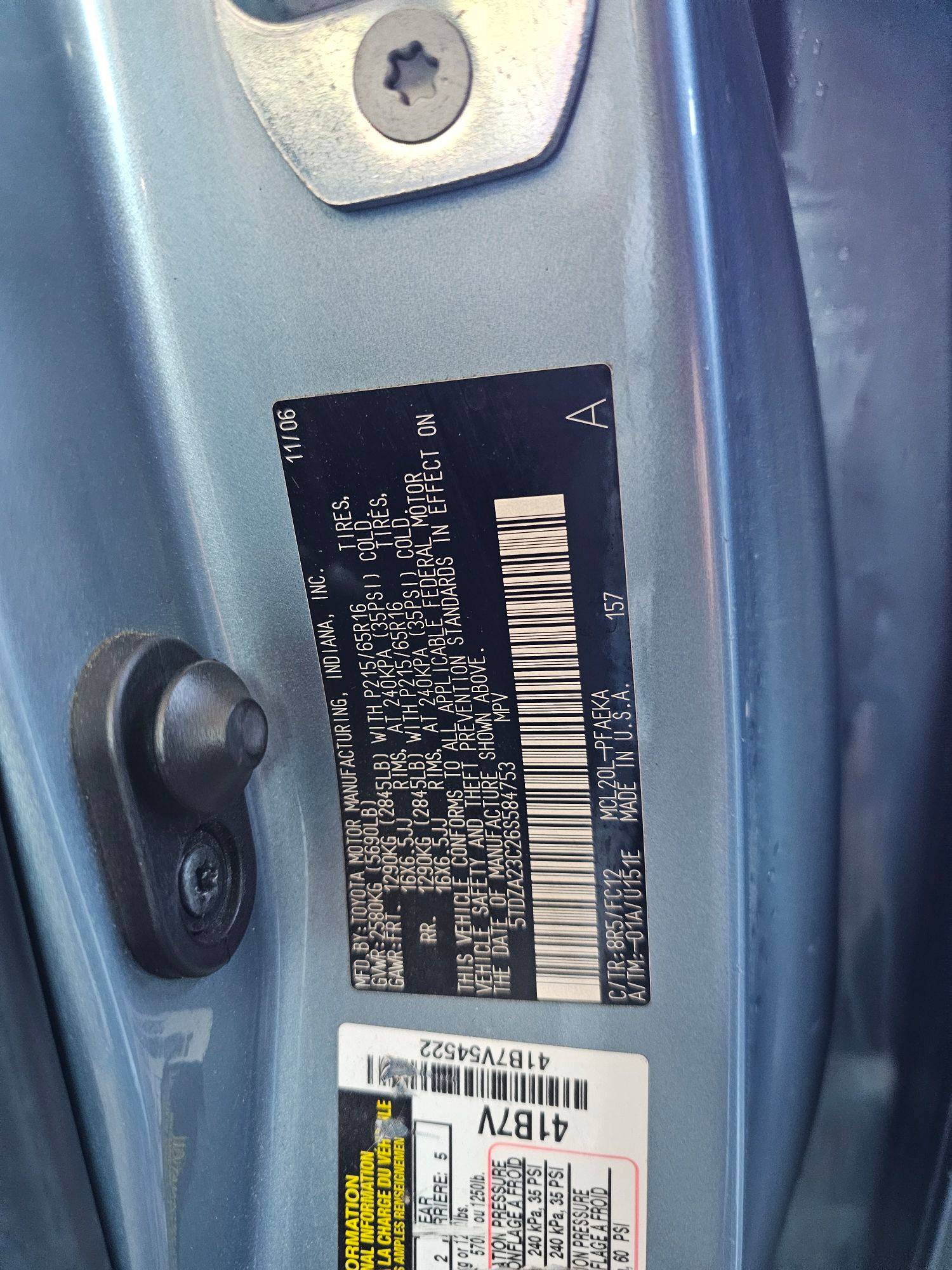 TOYOTA SIENNA 2006 - Marhaba Auction Used Cars - Image 9