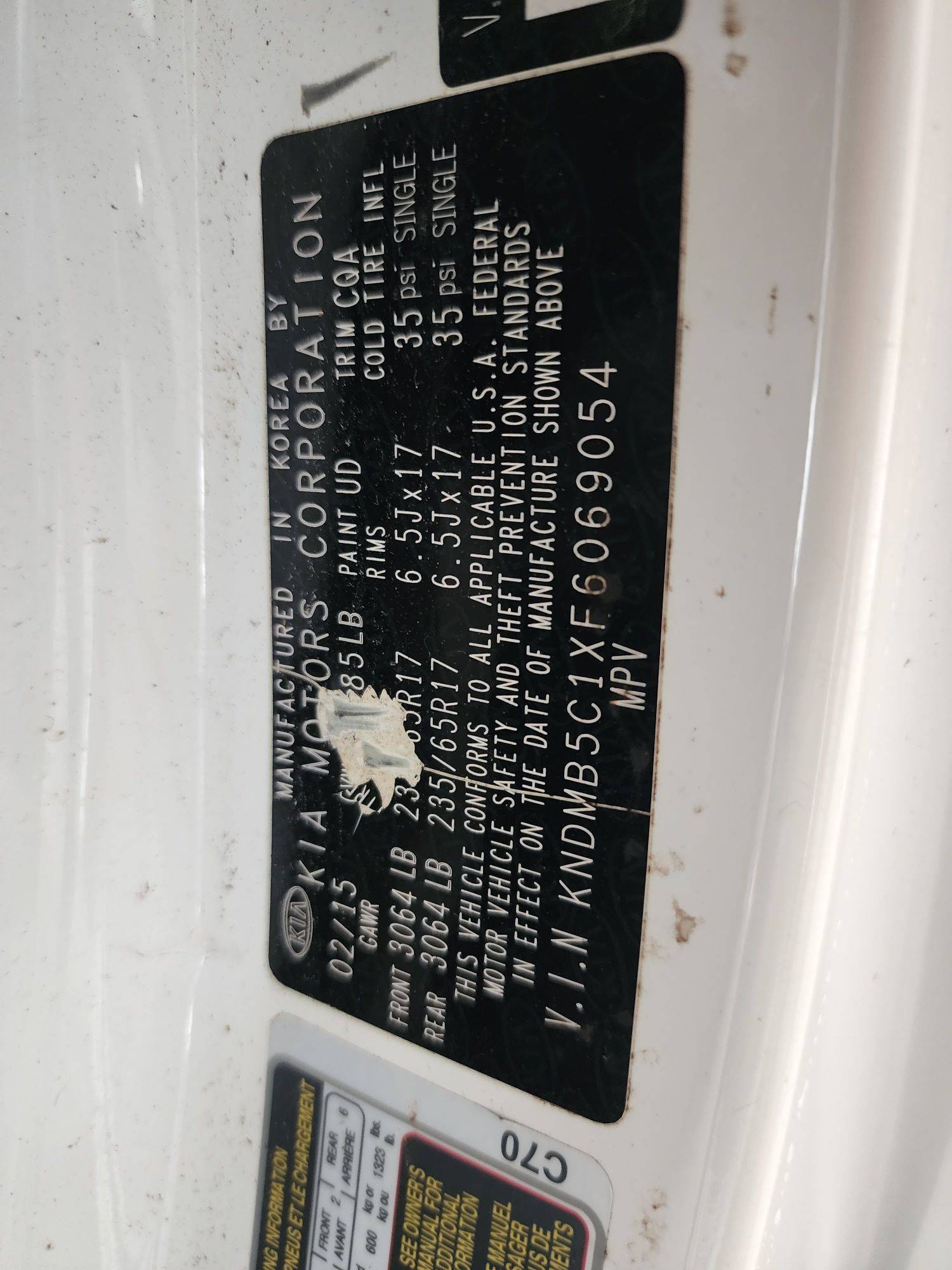 KIA SEDONA 2015 - Marhaba Auction Used Cars - Image 11