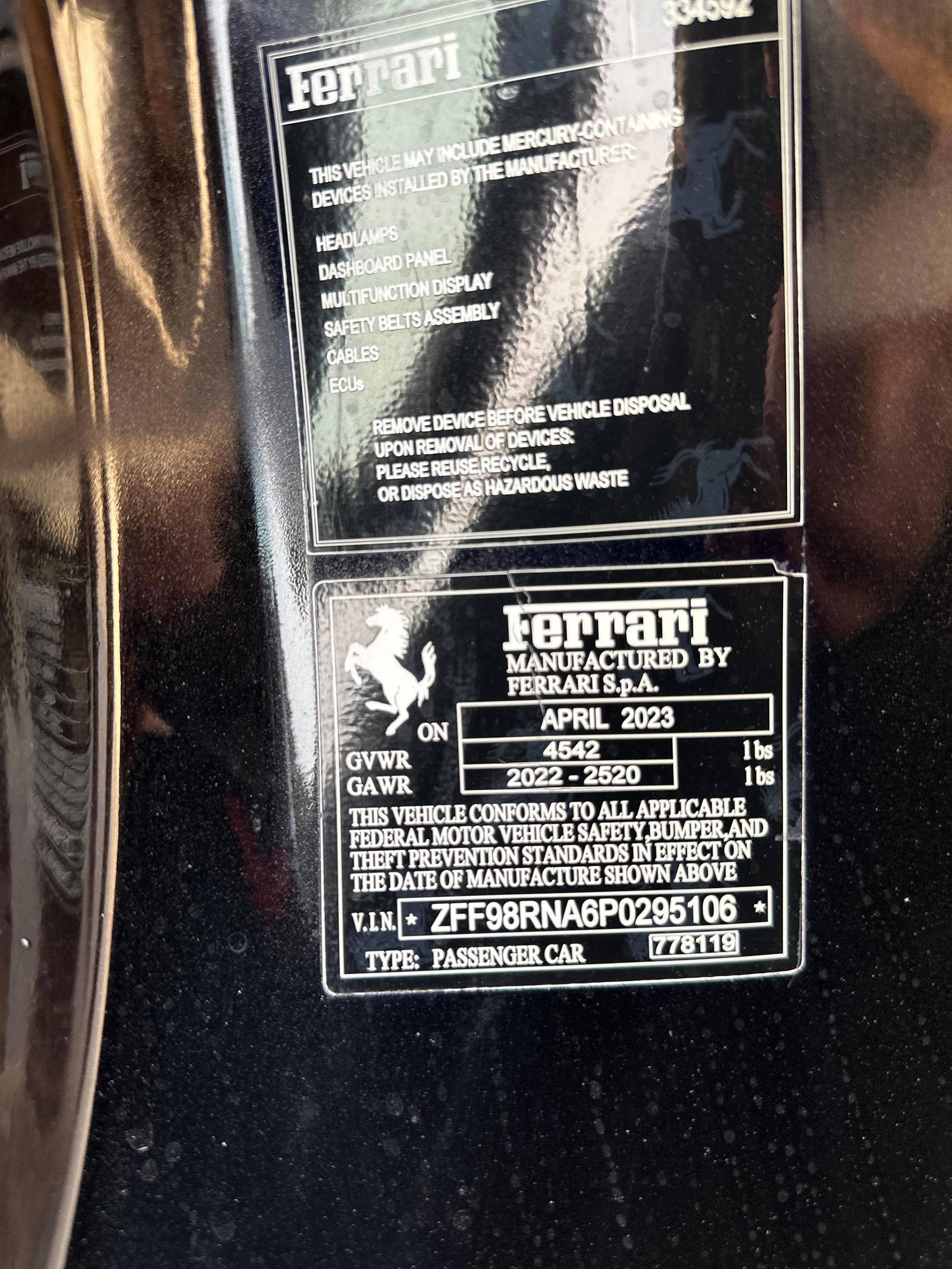 2023 FERRARI ROMA — 4065 KM — Lot 39153582 — Main - Marhaba Auctions Used Cars - Image 11