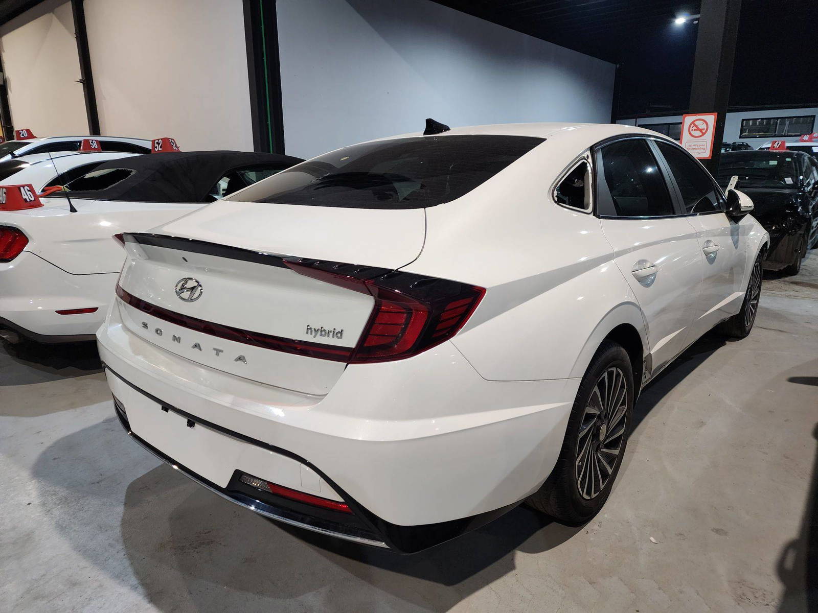 2021 HYUNDAI SONATA — 42857 Miles — Lot 23609 — Al Quoz - Marhaba Auctions Used Cars - Image 3