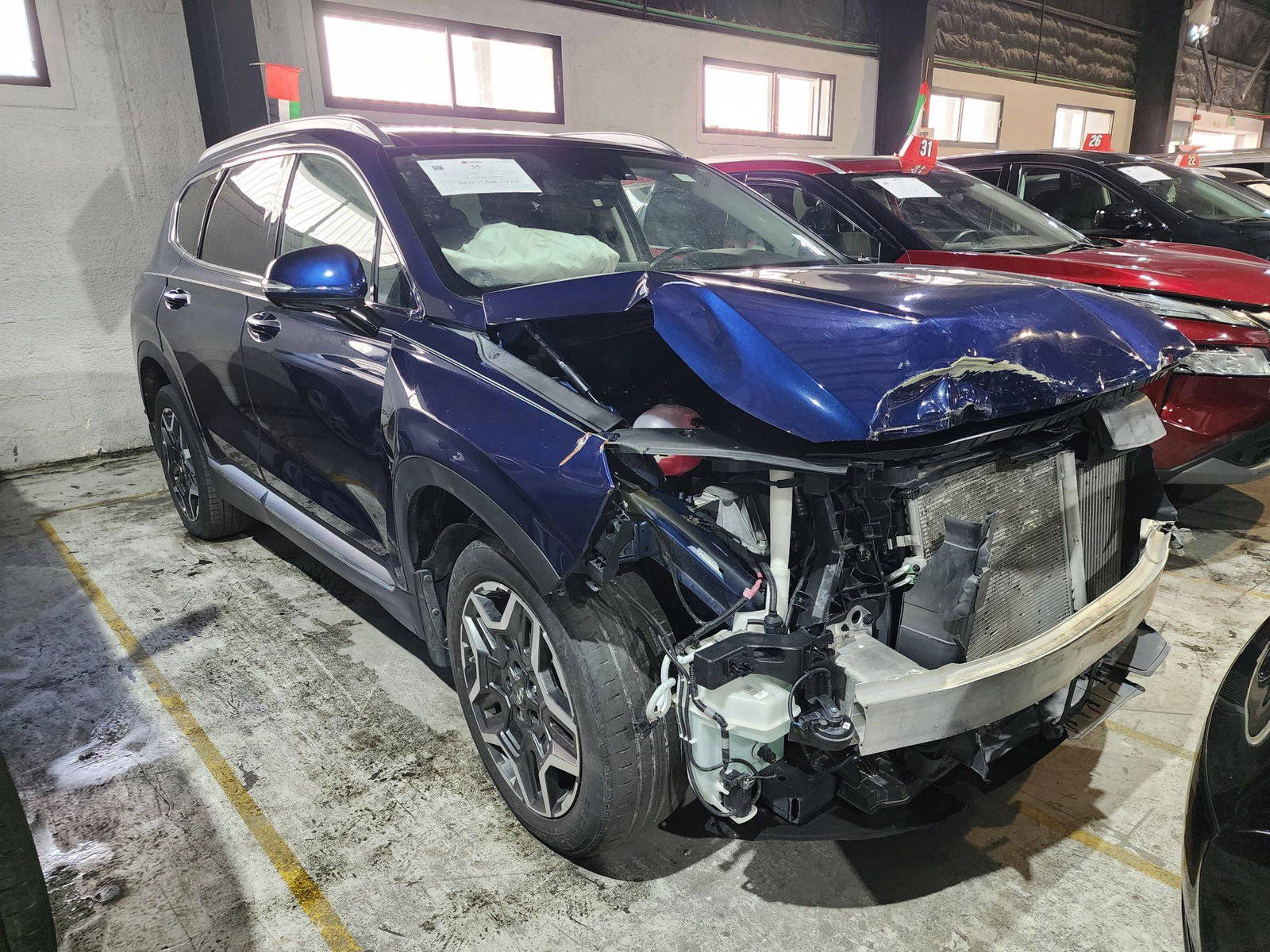 2022 HYUNDAI SANTA FE — 51653 Miles — Lot 469170 — Al Quoz - Marhaba Auctions Used Cars - Image 5