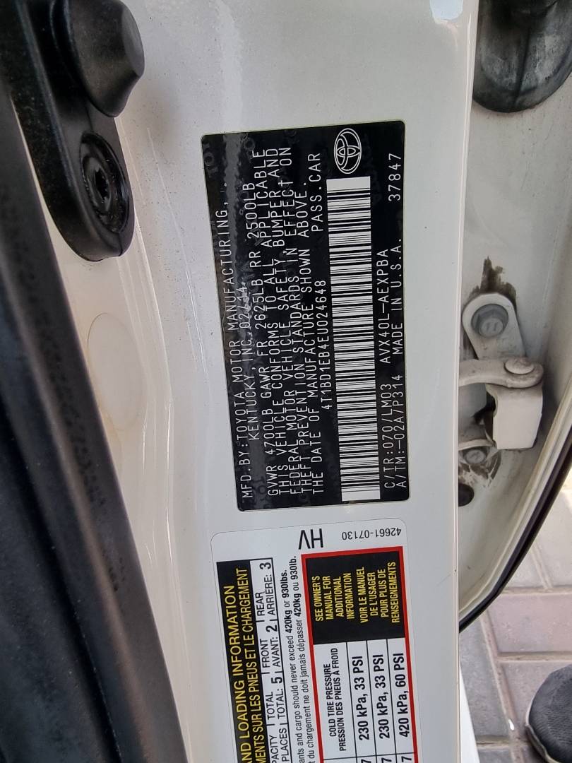 TOYOTA AVALON 2014 - Marhaba Auction Used Cars - Image 9