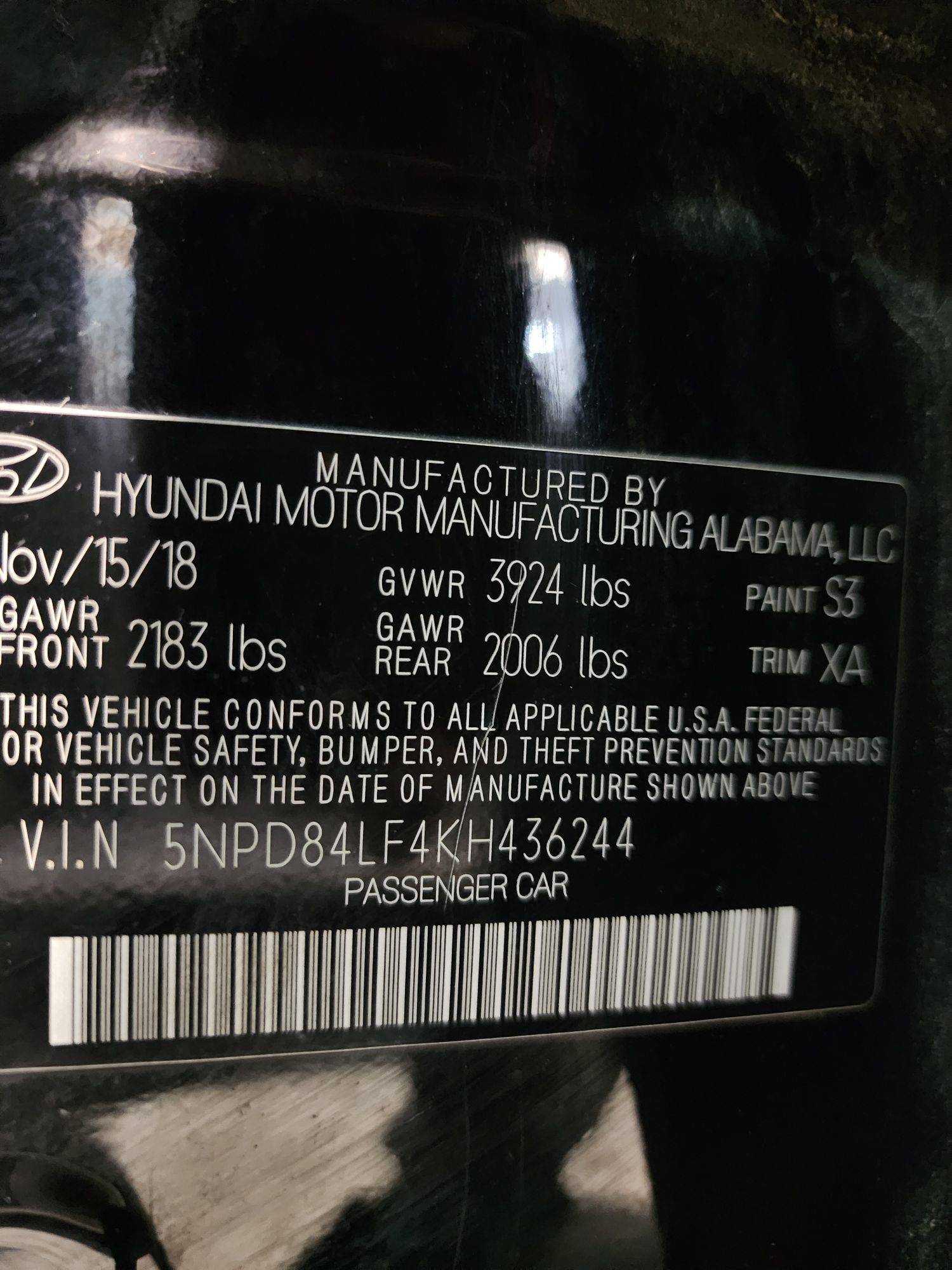 2019 HYUNDAI ELANTRA — 111548 Miles — Lot 86381994 — Main - Marhaba Auctions Used Cars - Image 12