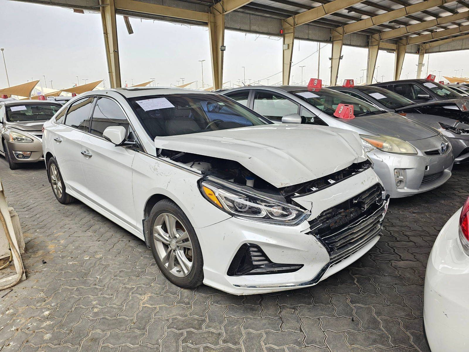 2018 HYUNDAI SONATA — 95629 Miles — Lot 43382268 — Souq - Marhaba Auctions Used Cars - Image 4
