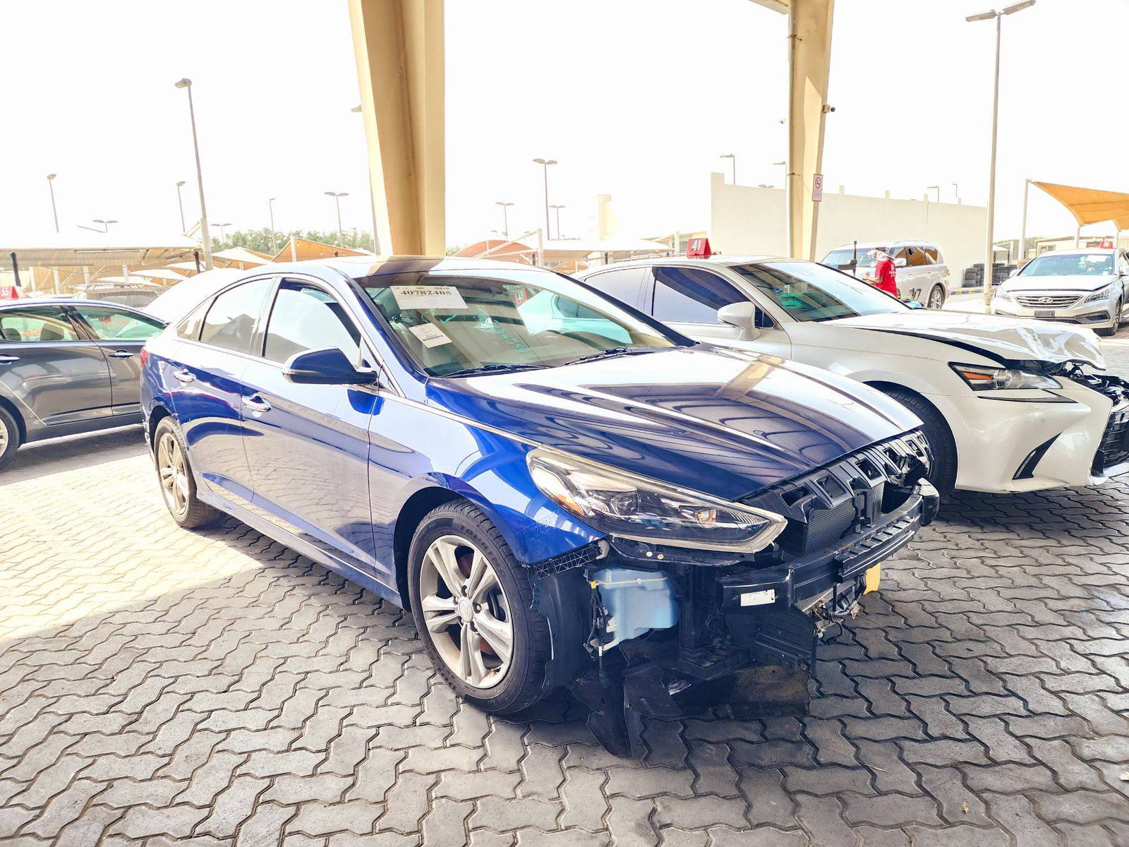 2018 HYUNDAI SONATA — 80206 Miles — Lot 40782405 — Souq - Marhaba Auctions Used Cars - Image 4