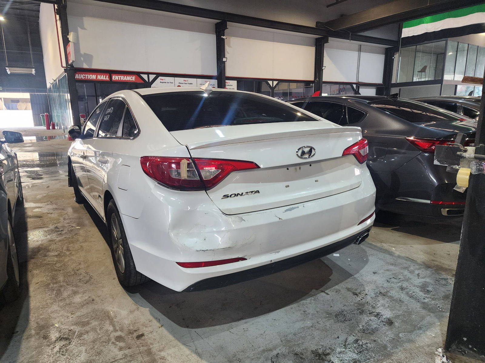 2017 HYUNDAI SONATA — 163414 Miles — Lot 1229573 — Al Quoz - Marhaba Auctions Used Cars - Image 3