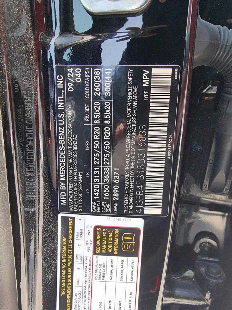 2025 MERCEDES BENZ GLE 350 — 8418 KM — Lot SB316833 — Ind. 12 - Marhaba Auctions Used Cars - Image 10