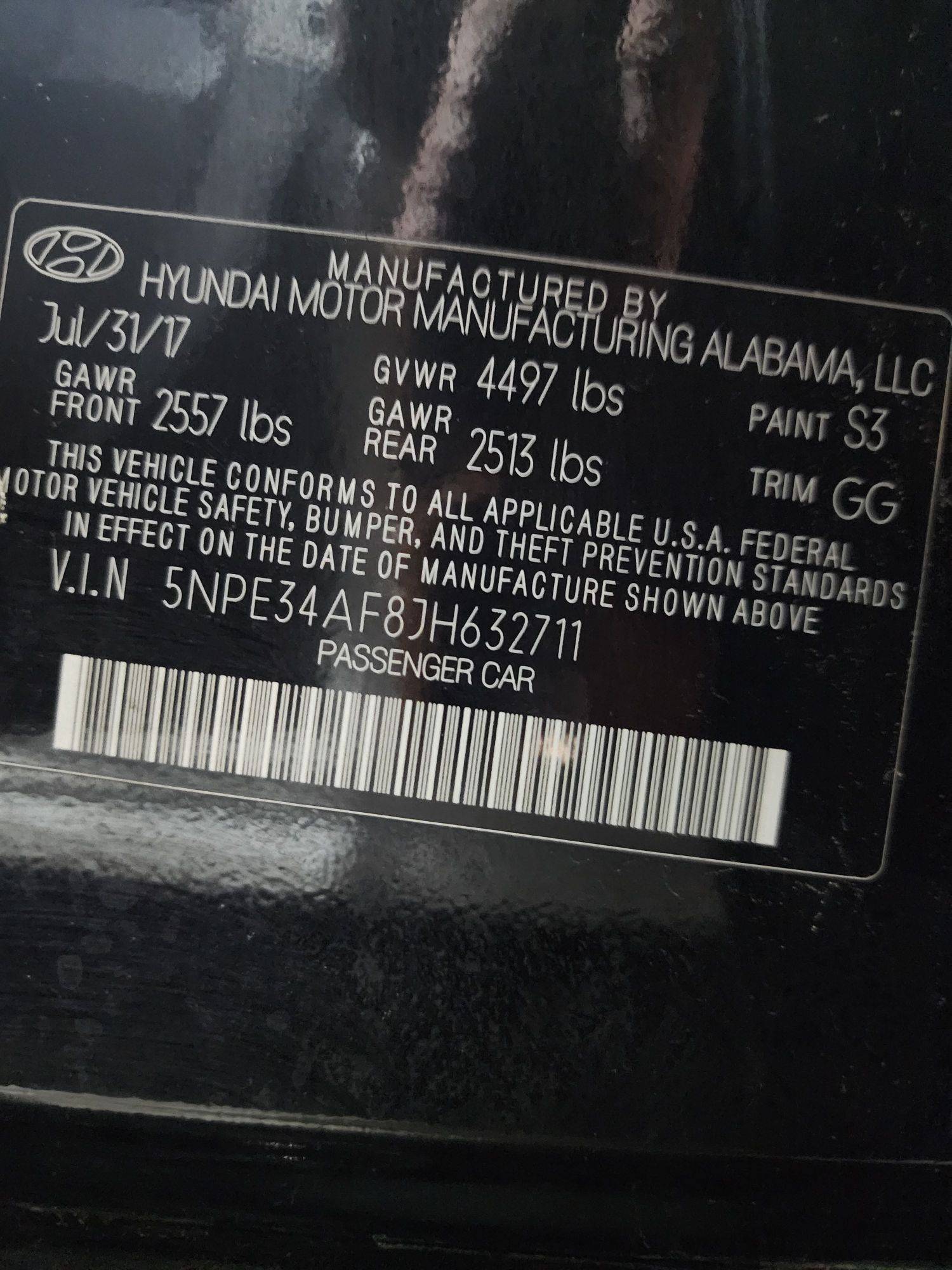 2018 HYUNDAI SONATA — 109162 Miles — Lot 41508520 — Al Quoz - Marhaba Auctions Used Cars - Image 10