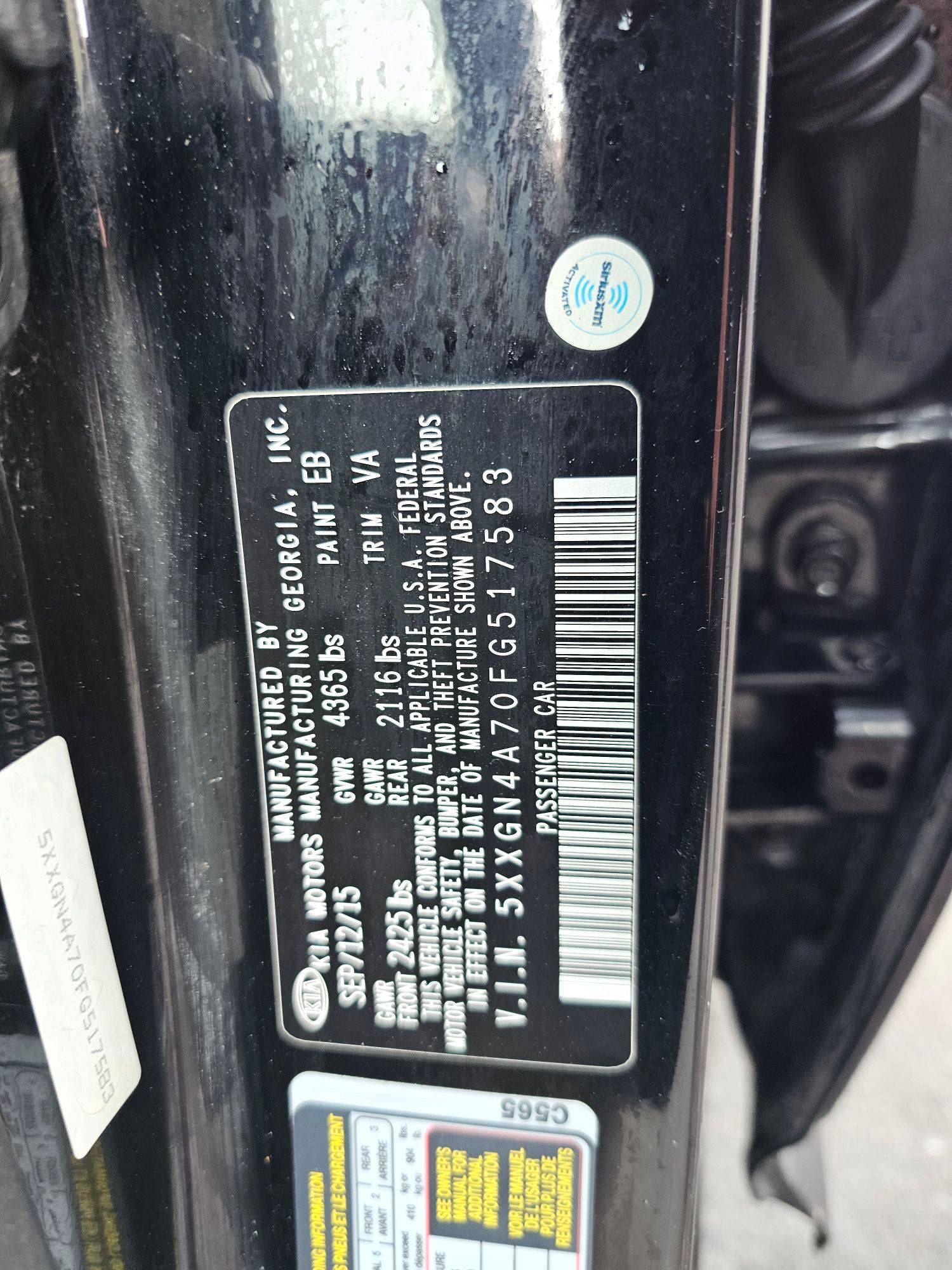 KIA OPTIMA 2015 - Marhaba Auction Used Cars - Image 10