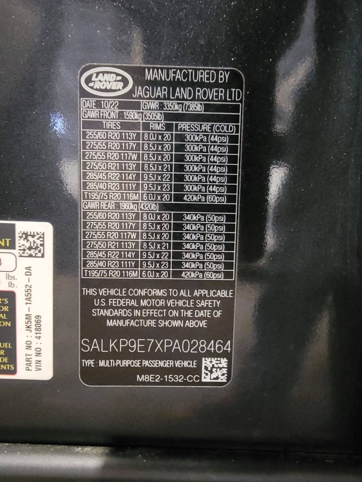 LAND ROVER RANGE ROVER 2023 - Marhaba Auction Used Cars - Image 12