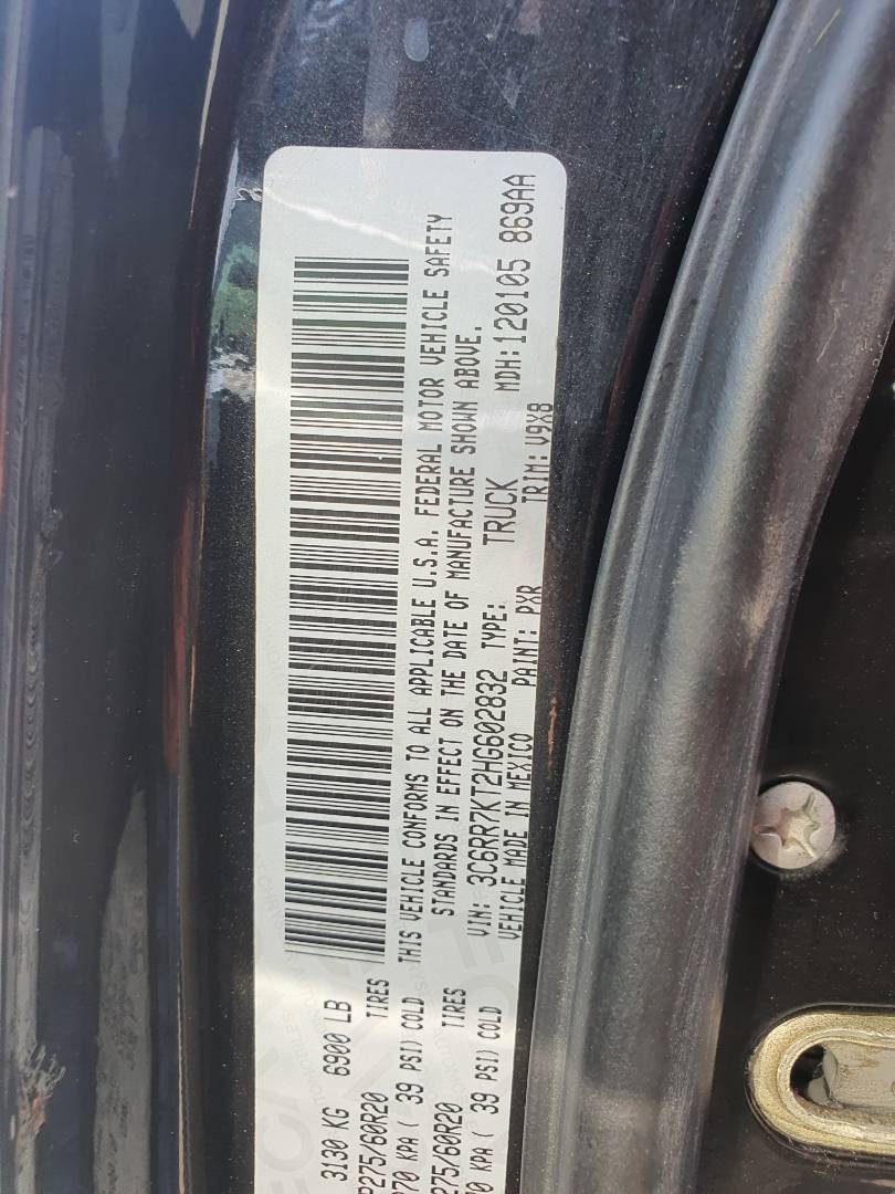 2017 RAM 1500 — 129315 Miles — Lot HG602832 — Main - Marhaba Auctions Used Cars - Image 9