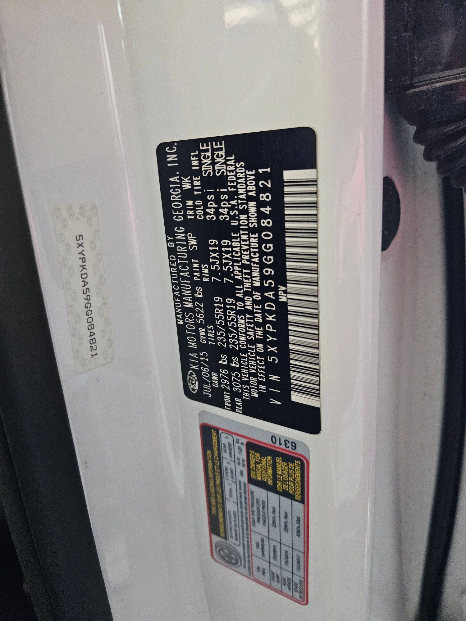 KIA SORENTO 2016 - Marhaba Auction Used Cars - Image 10