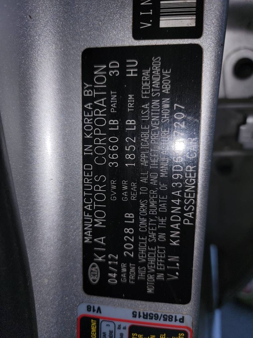 2013 KIA RIO — 160434 Miles — Lot 79445843 - Marhaba Auctions Used Cars - Image 9