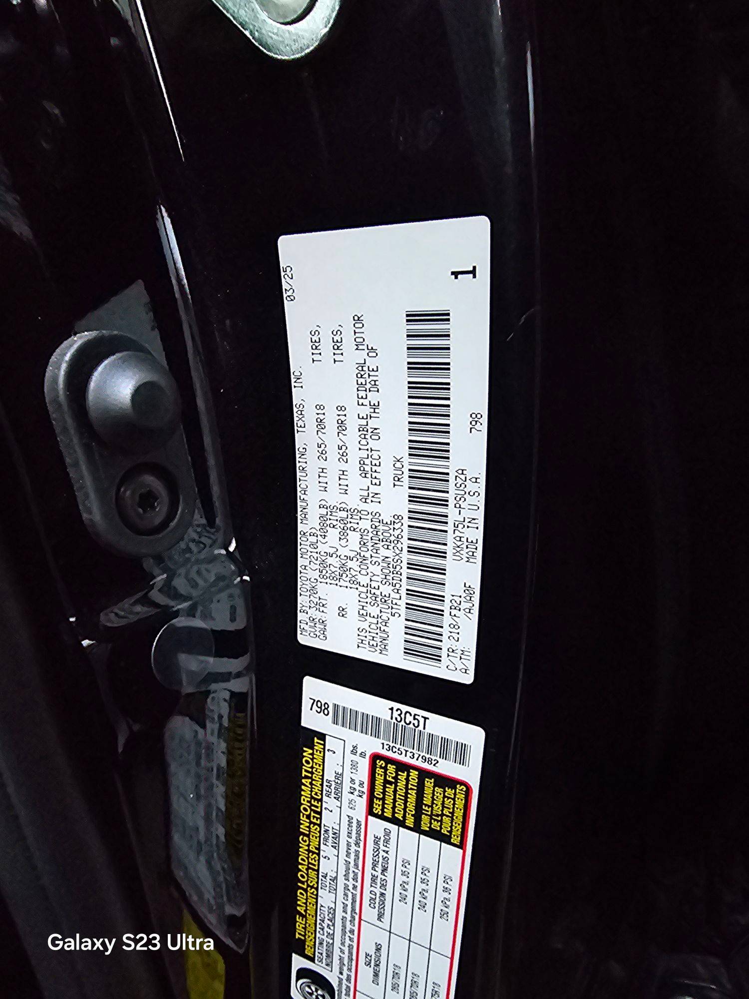 TOYOTA TUNDRA 2025 - Marhaba Auction Used Cars - Image 9