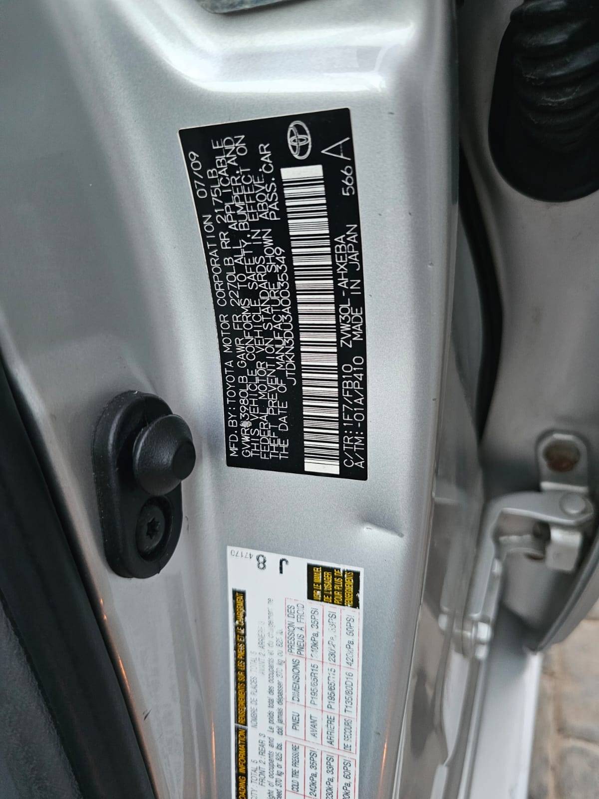 TOYOTA PRIUS 2010 - Marhaba Auction Used Cars - Image 14