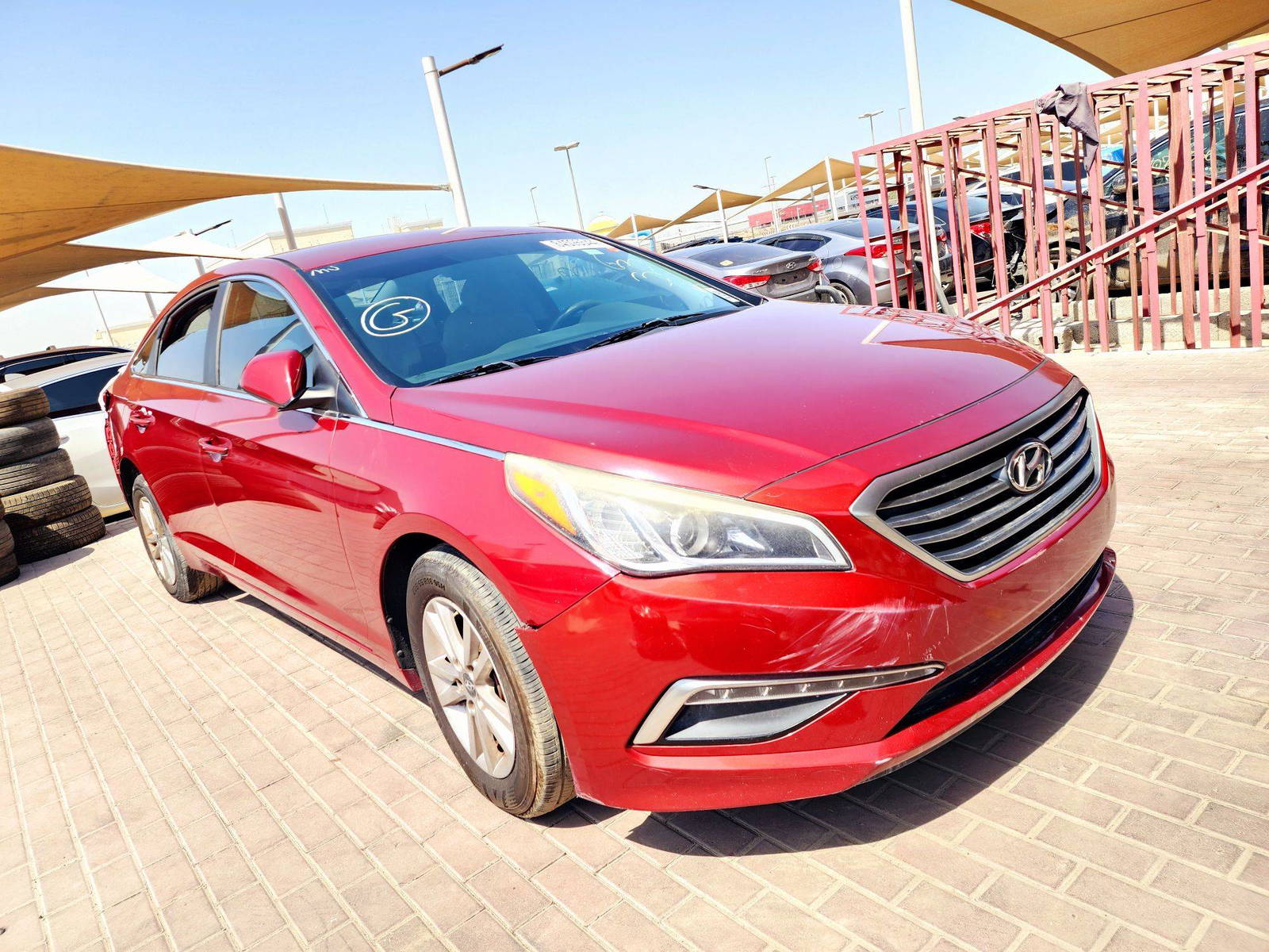 2015 HYUNDAI SONATA — 168528 Miles — Lot 84596544 — Souq - Marhaba Auctions Used Cars - Image 3