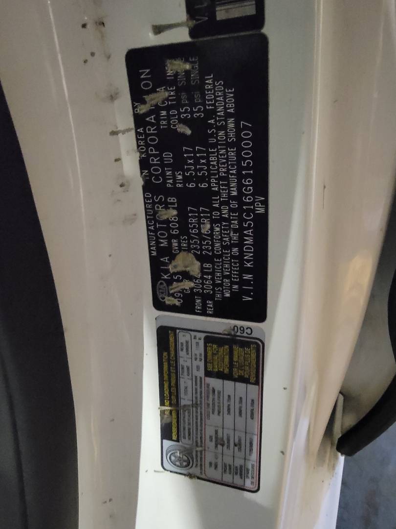 2016 KIA SEDONA — 138522 Miles — Lot 199475 — Main - Marhaba Auctions Used Cars - Image 9