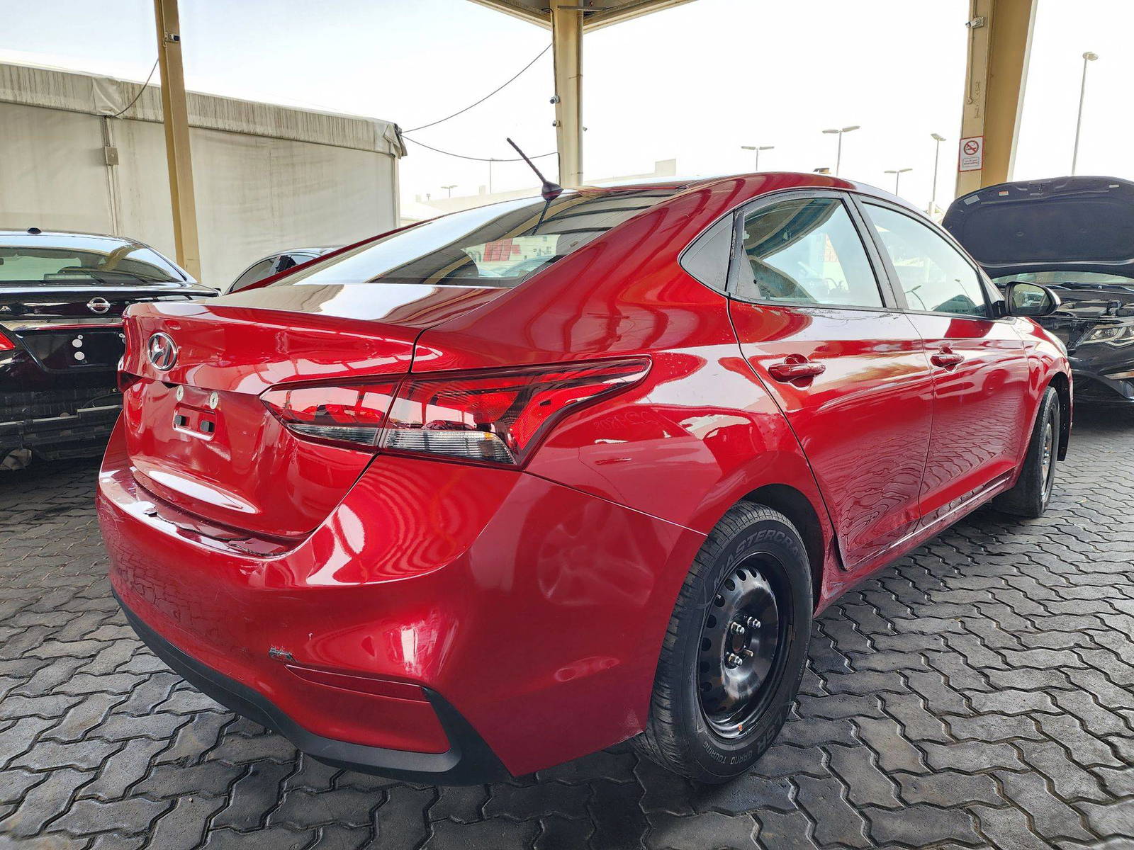 2019 HYUNDAI ACCENT — 94618 Miles — Lot 4KE047632 — Souq - Marhaba Auctions Used Cars - Image 3