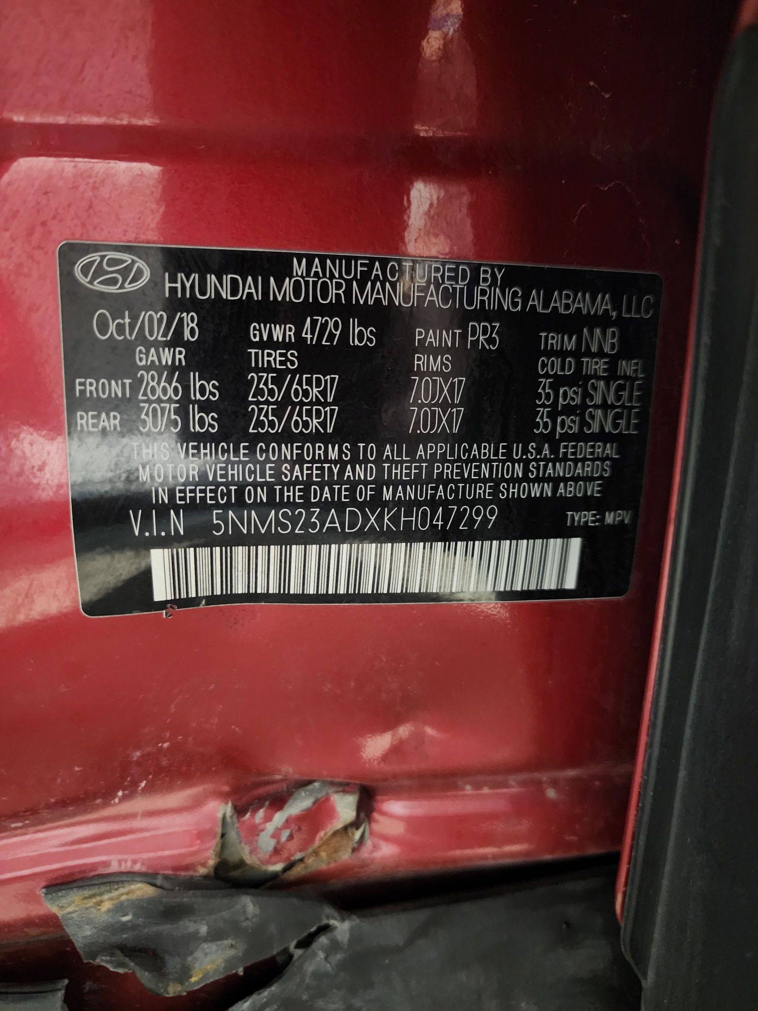 HYUNDAI SANTA FE 2019 - Marhaba Auction Used Cars - Image 10