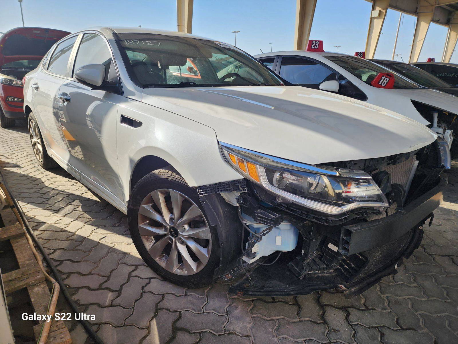 2018 KIA OPTIMA — 104869 Miles — Lot 87127 — Souq - Marhaba Auctions Used Cars - Image 8
