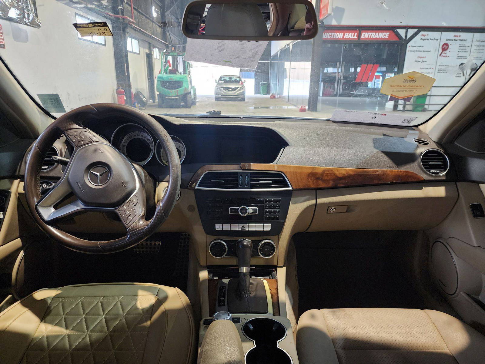 MERCEDES BENZ C300 2012 - Marhaba Auction Used Cars - Image 8