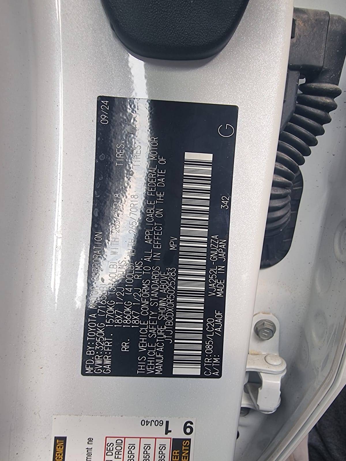 LEXUS GX 550 2024 - Marhaba Auction Used Cars - Image 9