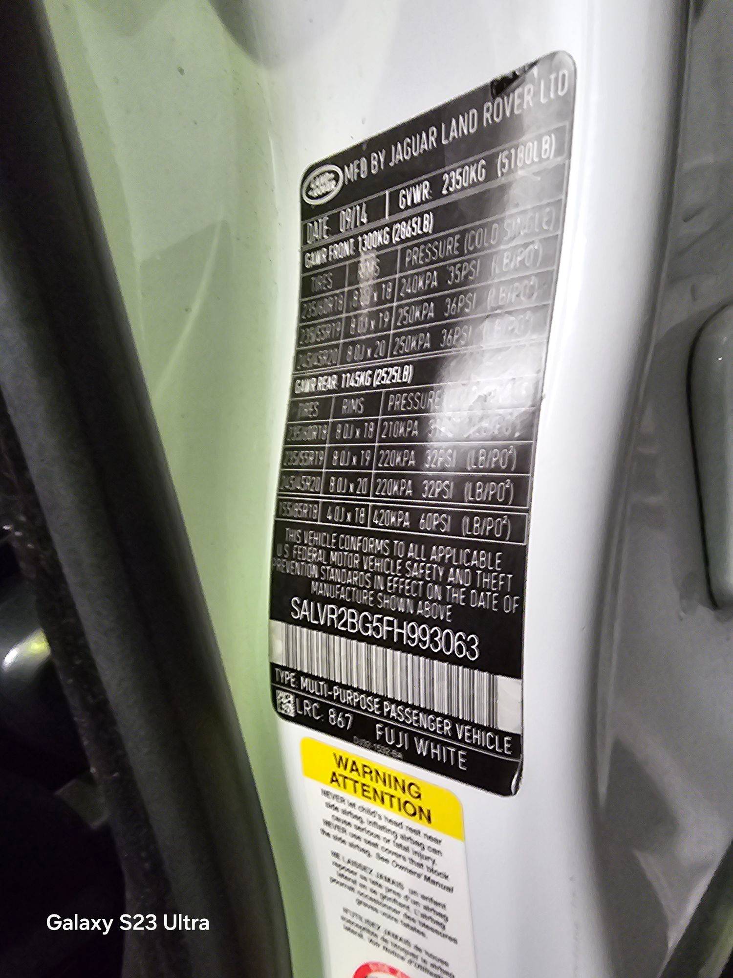 LAND ROVER RANGE ROVER EVOQUE PURE 2015 - Marhaba Auction Used Cars - Image 10