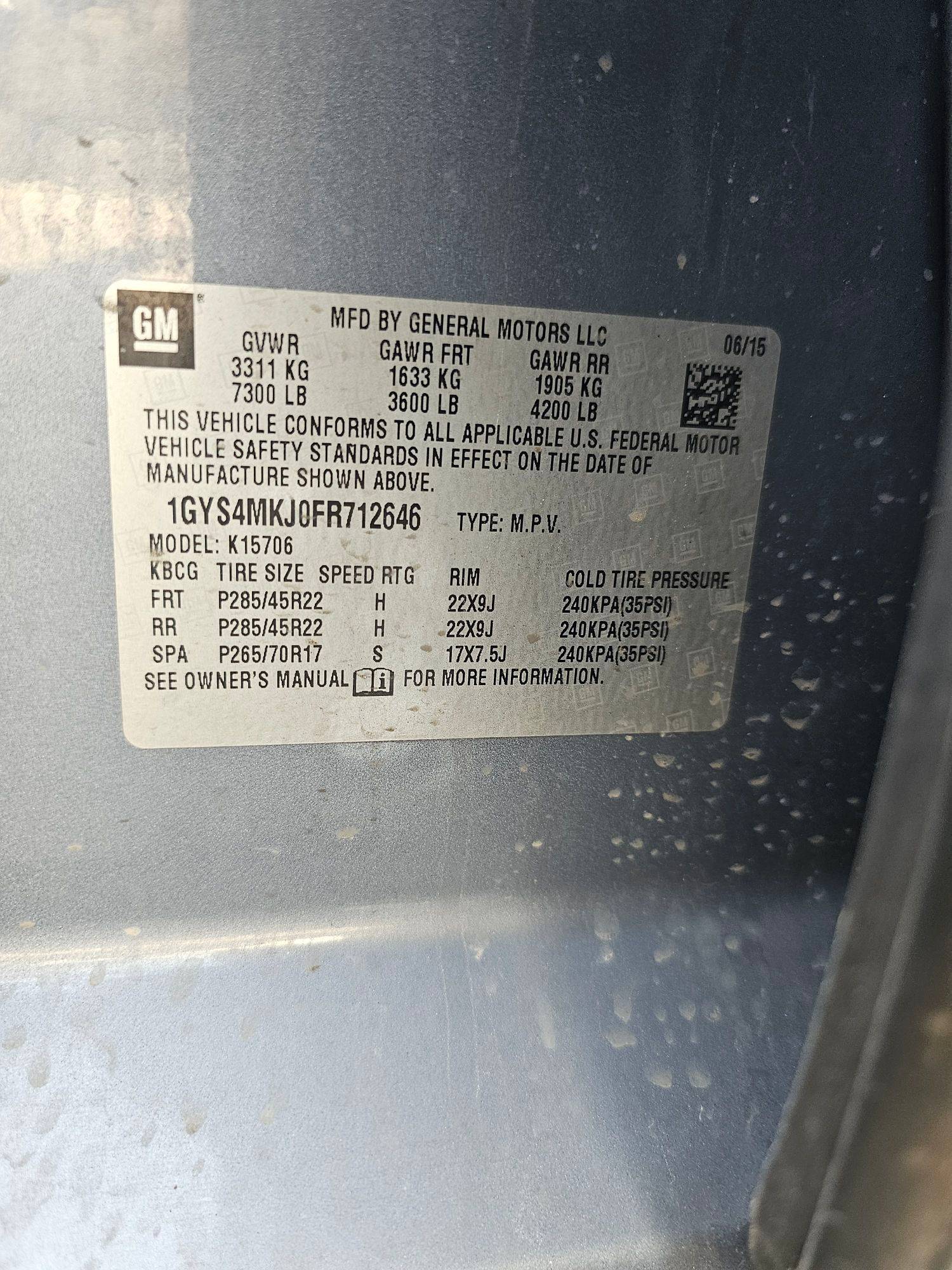 CADILLAC ESCALADE 2015 - Marhaba Auction Used Cars - Image 10