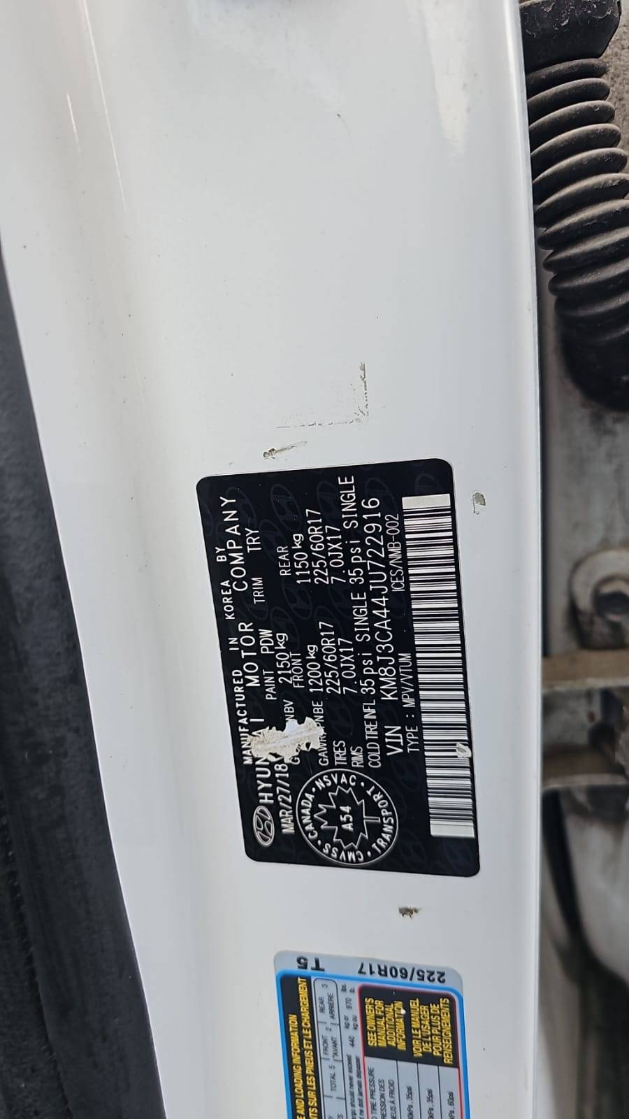 HYUNDAI TUCSON 2018 - Marhaba Auction Used Cars - Image 3