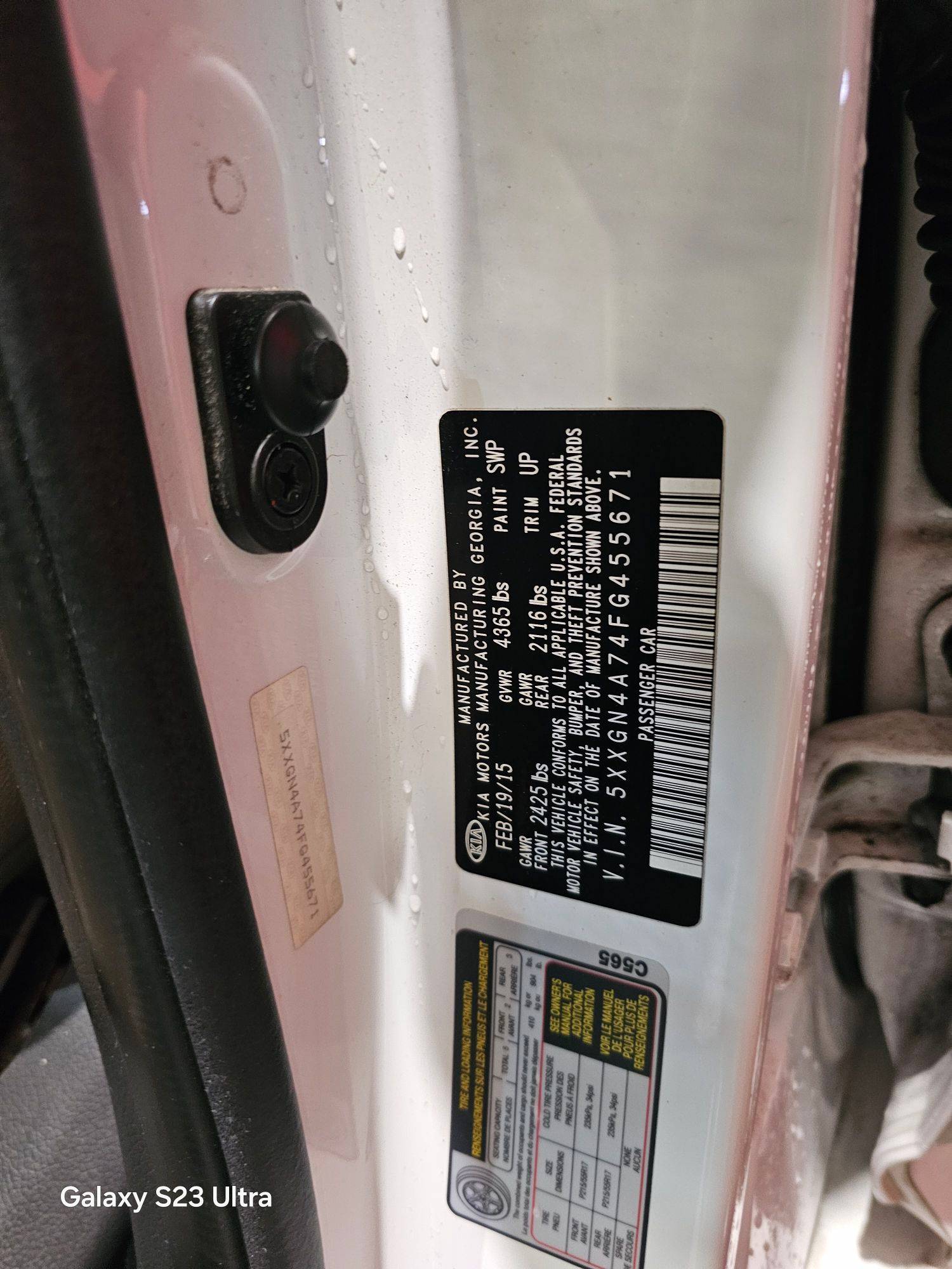 KIA OPTIMA 2015 - Marhaba Auction Used Cars - Image 11