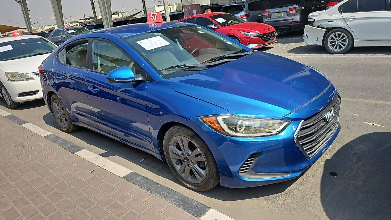 2018 HYUNDAI ELANTRA — 74520 Miles — Lot F5JH344736 — Souq - Marhaba Auctions Used Cars - Image 3
