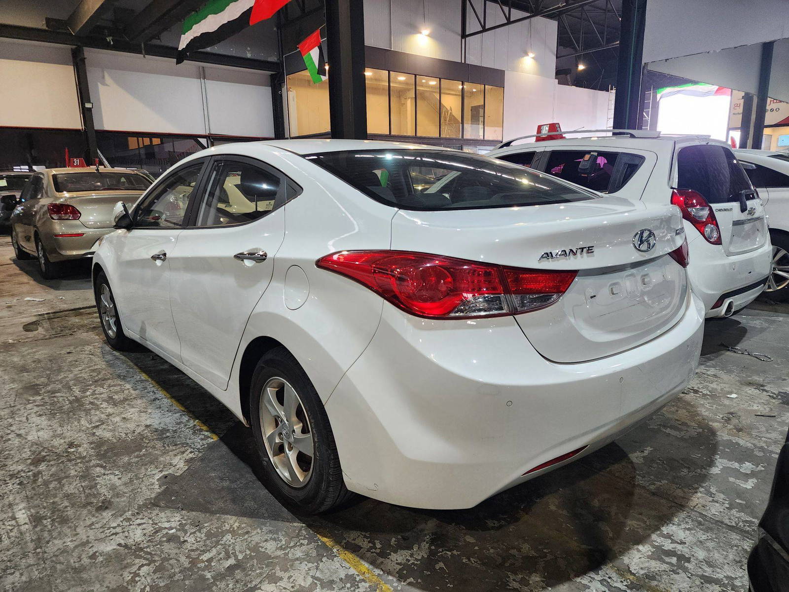 2012 HYUNDAI AVANTE — 114160 KM — Lot 225317 — Al Quoz - Marhaba Auctions Used Cars - Image 4