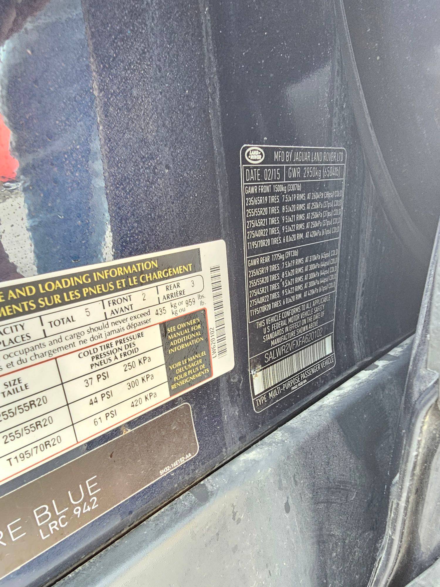 LAND ROVER RANGE ROVER SPORT 2015 - Marhaba Auction Used Cars - Image 10