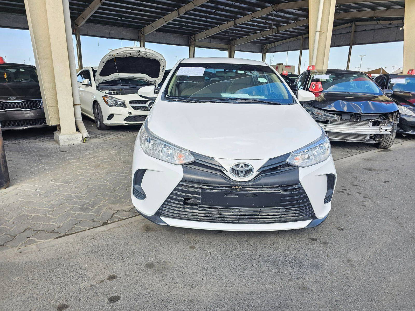 2021 TOYOTA YARIS — 112411 KM — Lot 3M2117174 — Souq - Marhaba Auctions Used Cars - Image 3
