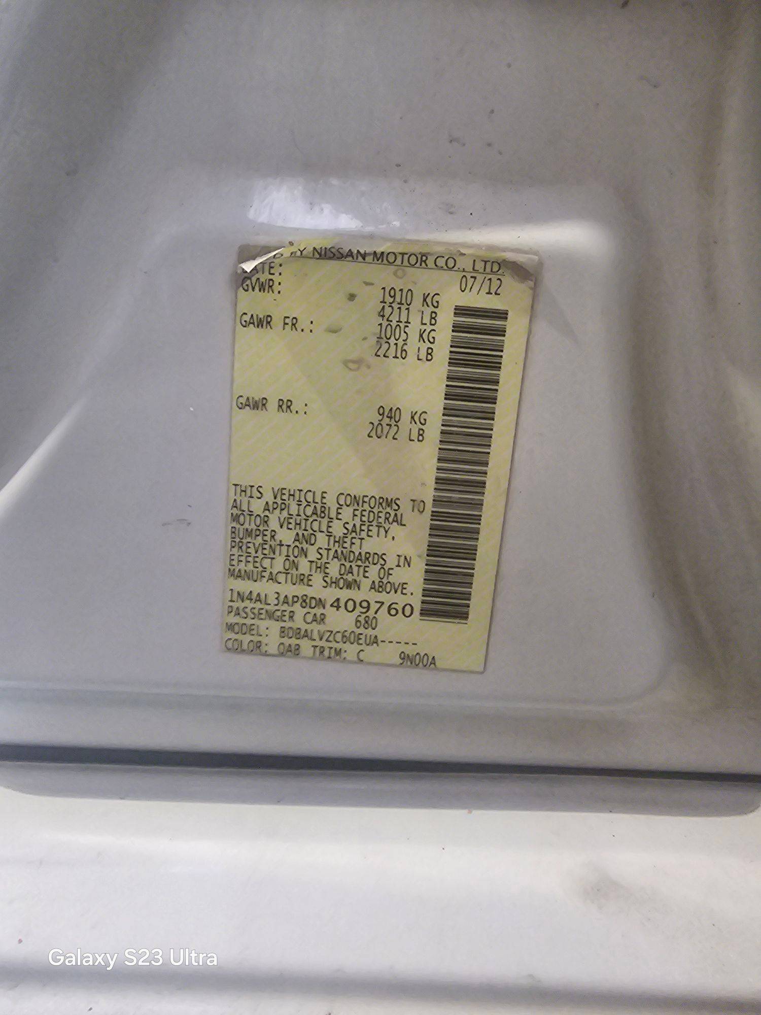 NISSAN ALTIMA 2013 - Marhaba Auction Used Cars - Image 11