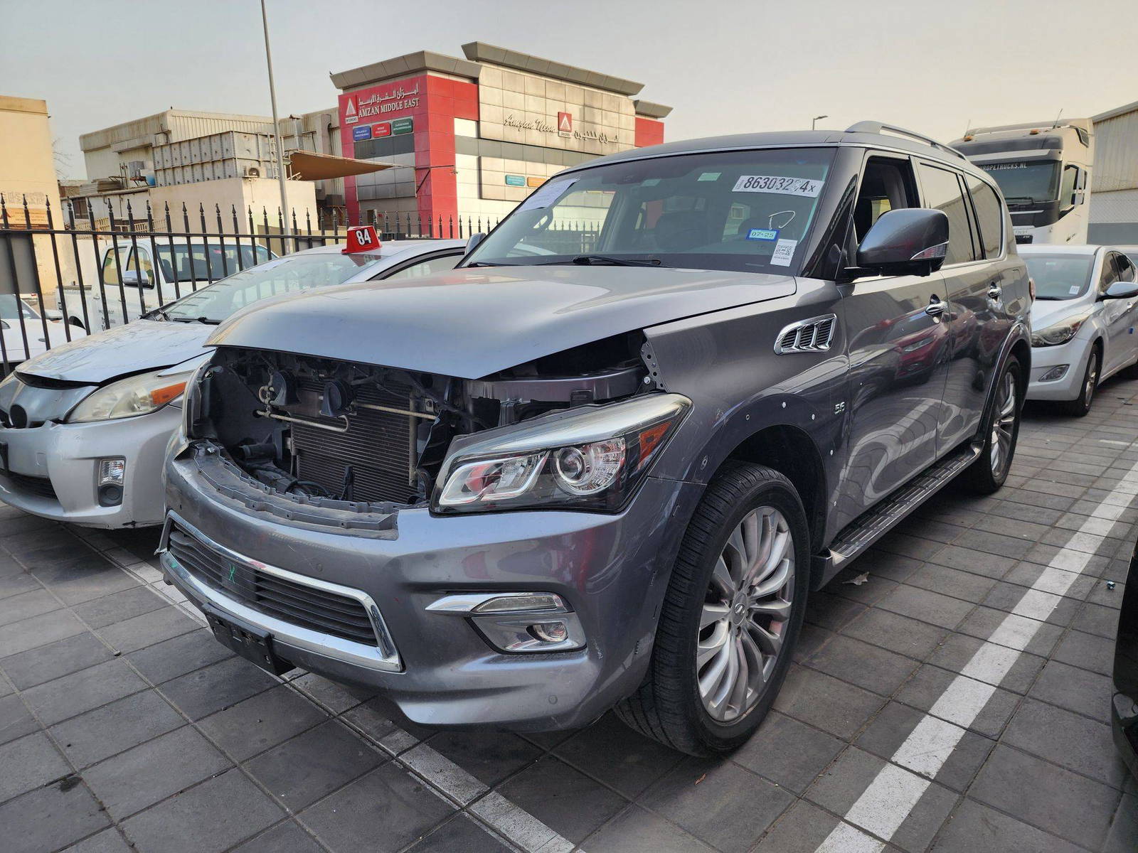 2016 INFINITI QX80 — 149295 Miles — Lot 610092 — Al Quoz - Marhaba Auctions Used Cars - Image 6