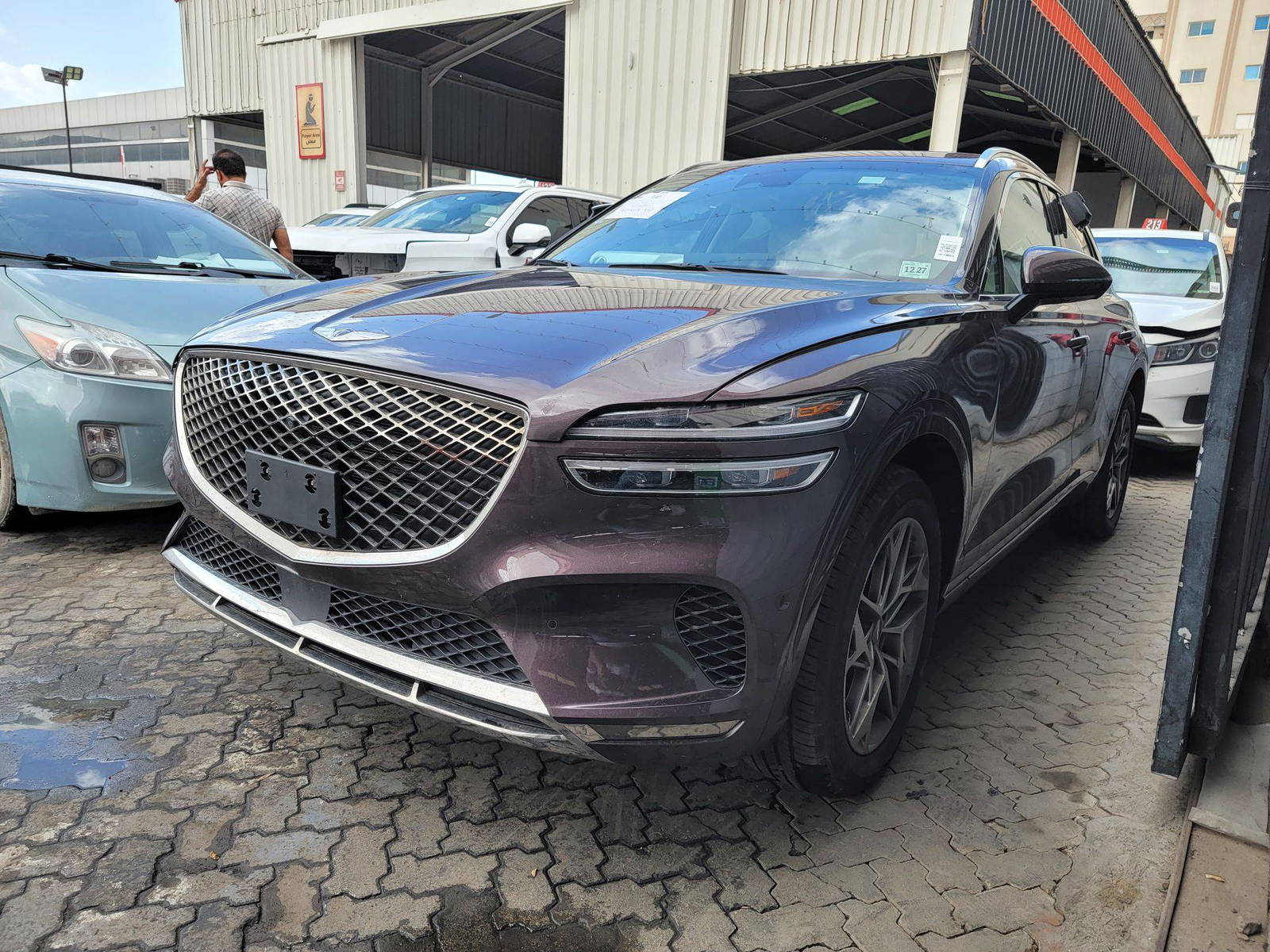 2023 GENESIS GV70 — sold — 68240 Miles — Lot TB0PU102143 — Main - Marhaba Auctions Used Cars - Image 2
