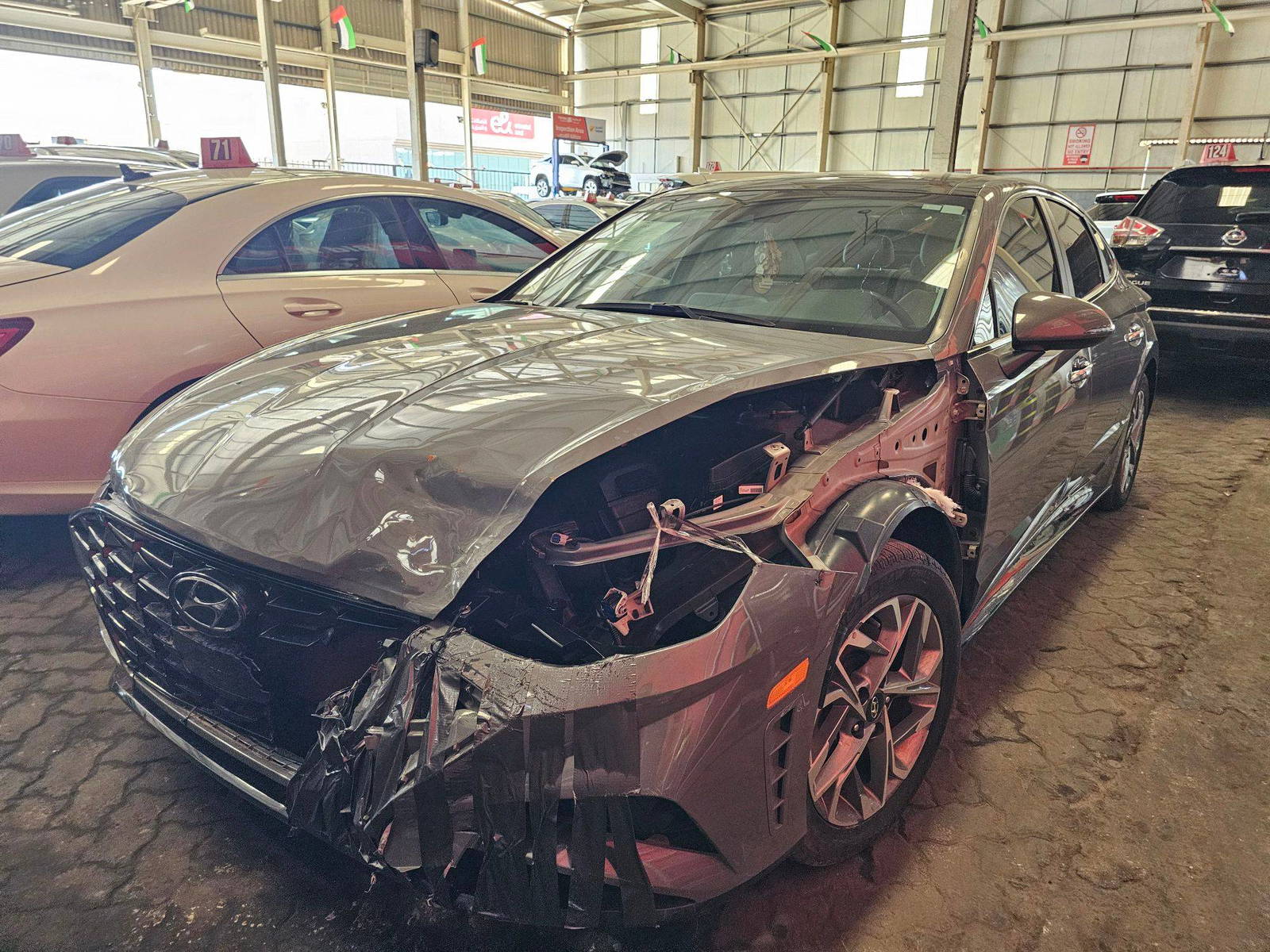 2023 HYUNDAI SONATA — sold — 67745 Miles — Lot A306066 — Main - Marhaba Auctions Used Cars - Image 3