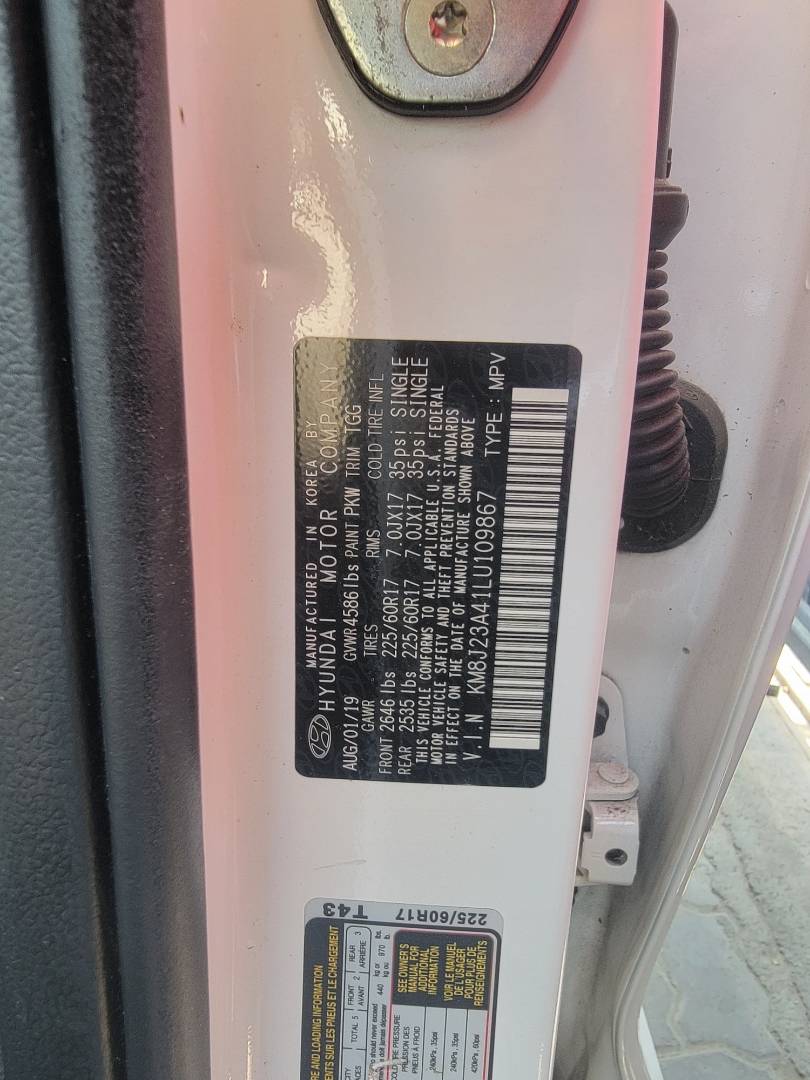 HYUNDAI TUCSON 2020 - Marhaba Auction Used Cars - Image 8