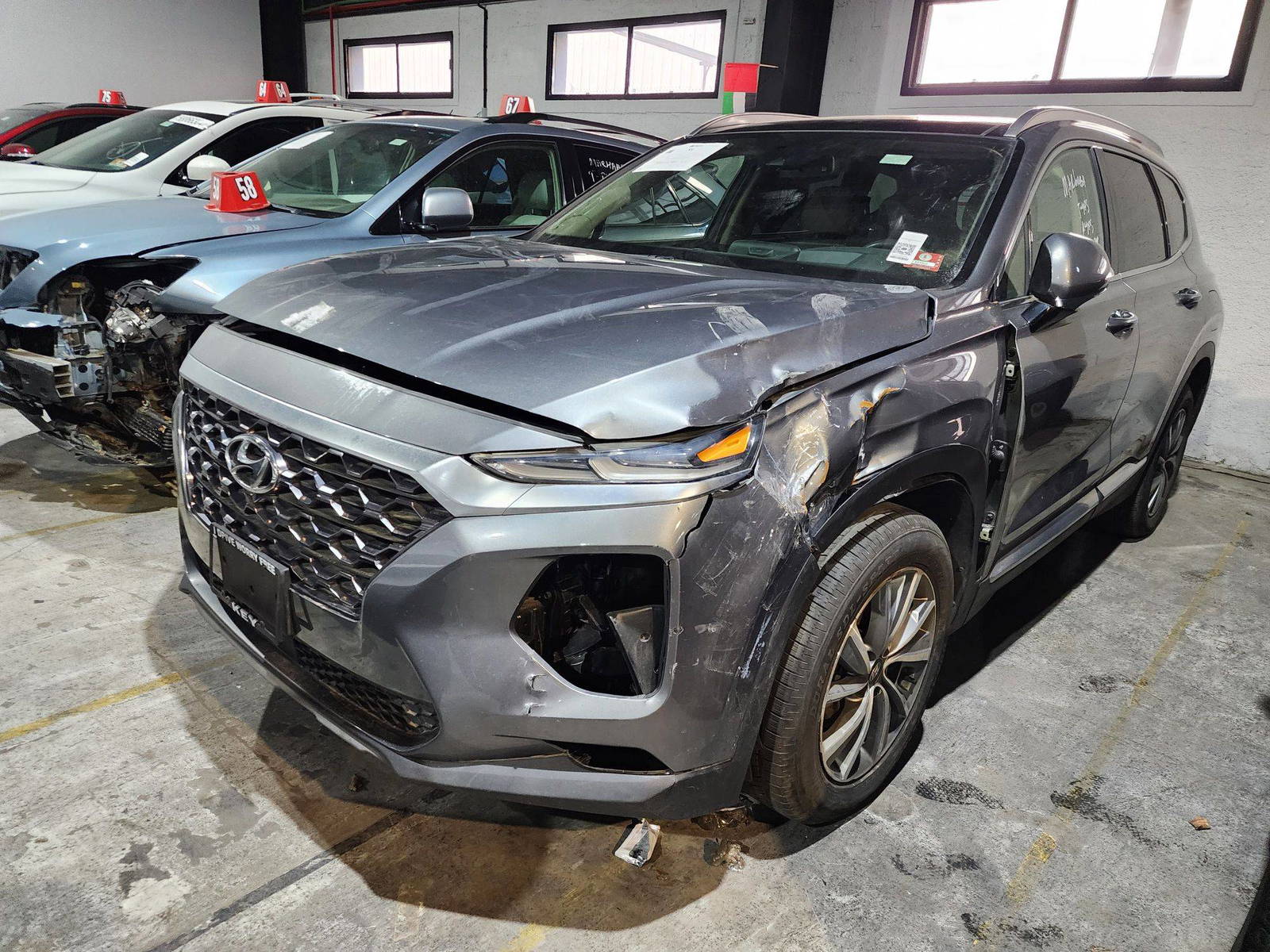 2019 HYUNDAI SANTA FE — 108624 Miles — Lot 79884 — Al Quoz - Marhaba Auctions Used Cars - Image 6