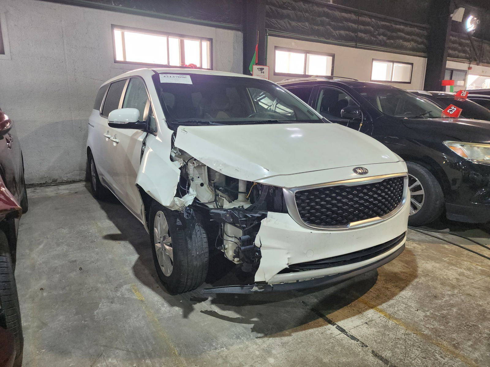 2017 KIA SEDONA — 174840 Miles — Lot 42137096 — Al Quoz - Marhaba Auctions Used Cars - Image 3