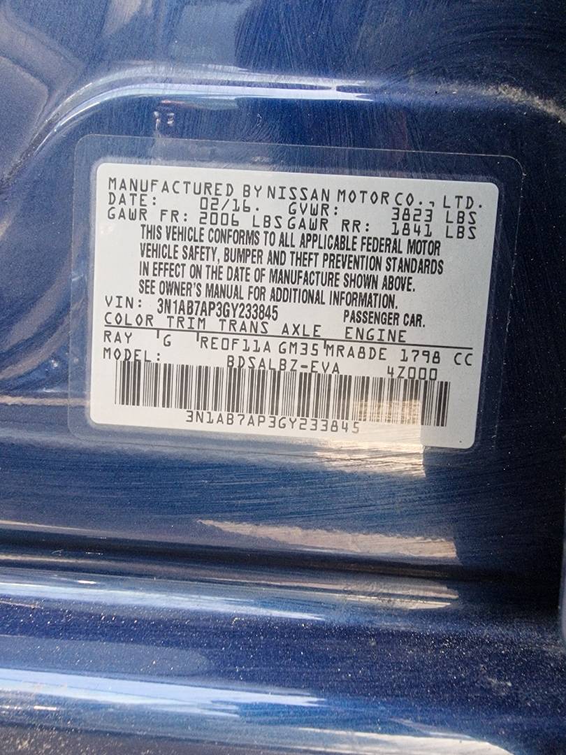 2016 NISSAN SENTRA — 149459 Miles — Lot 215478 — Souq - Marhaba Auctions Used Cars - Image 8