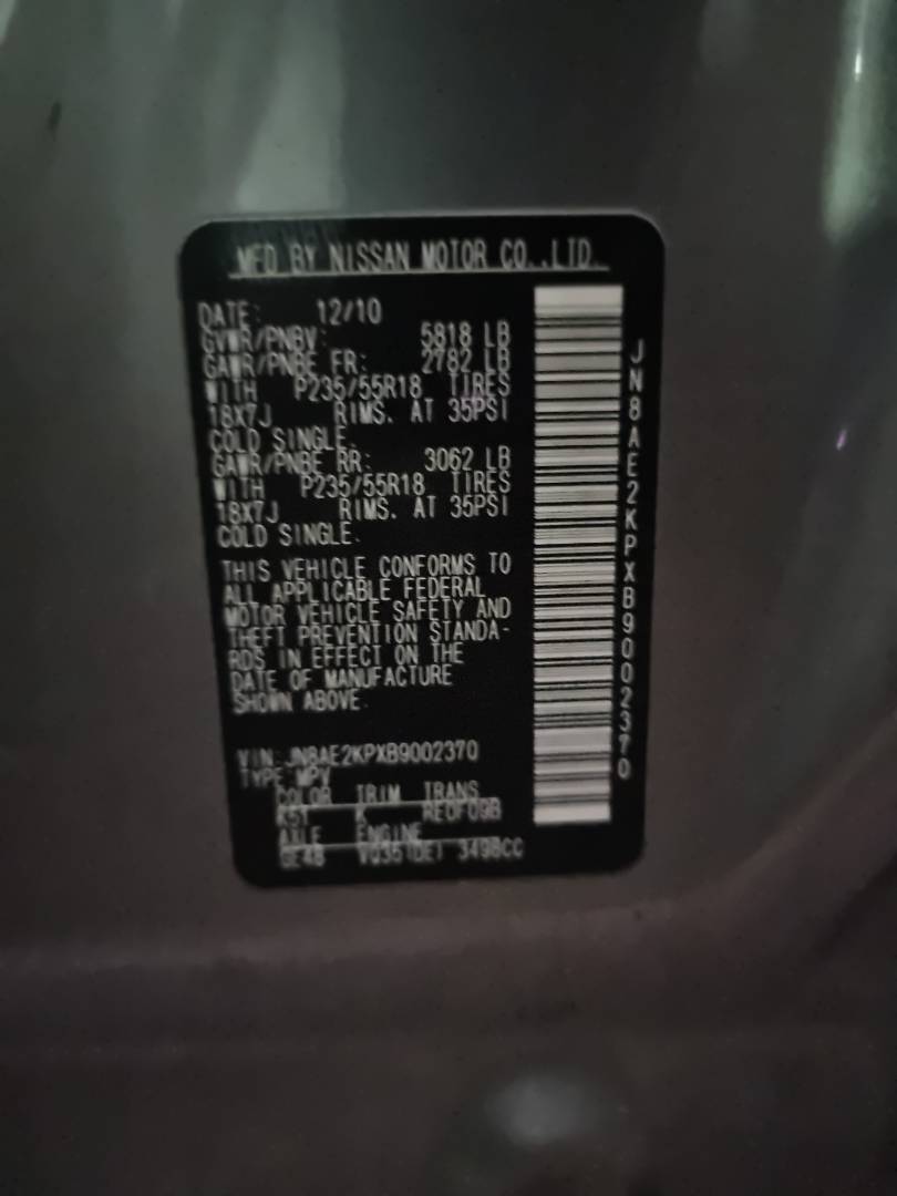 NISSAN QUEST 2011 - Marhaba Auction Used Cars - Image 8