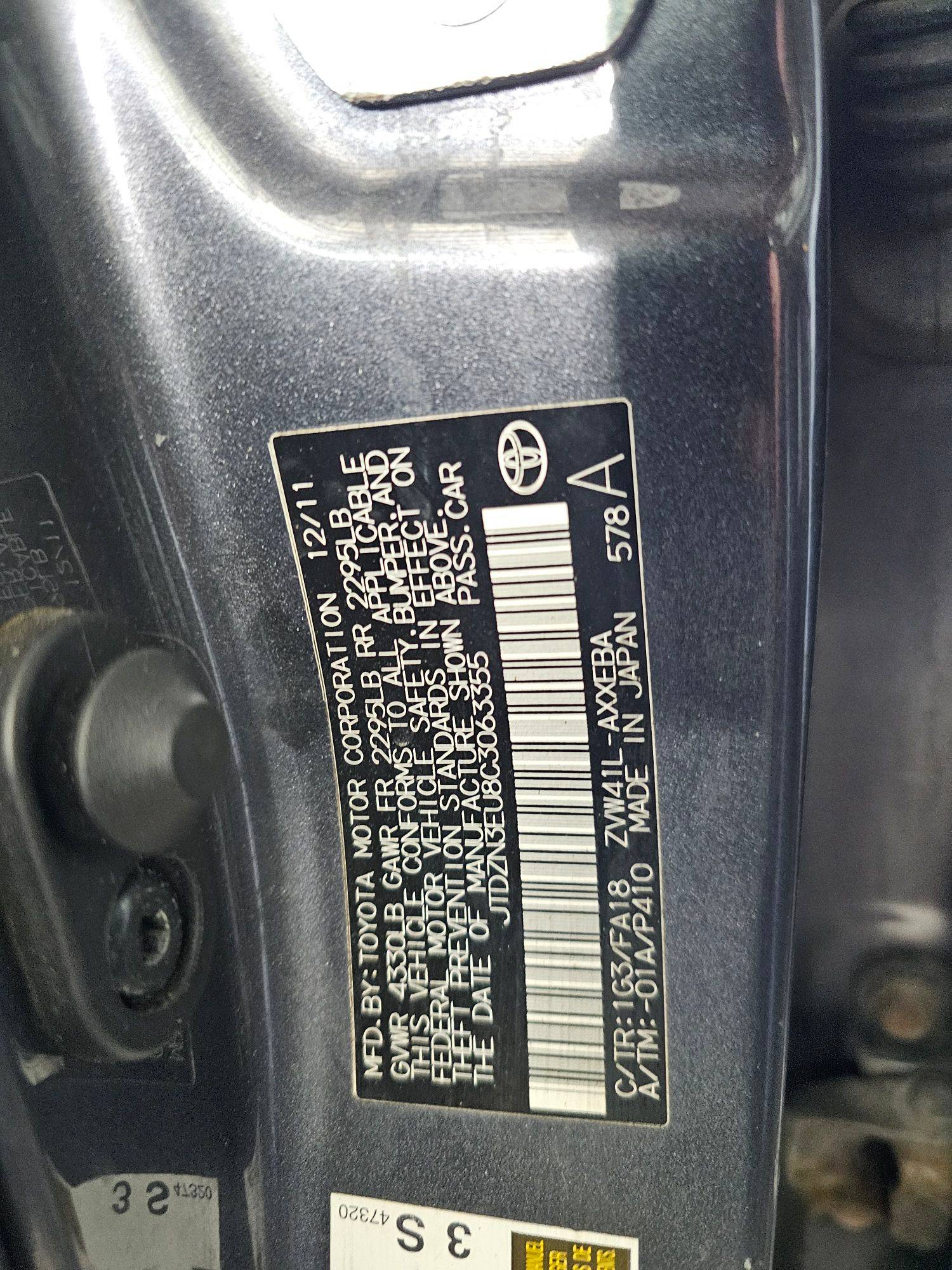 TOYOTA PRIUS 2012 - Marhaba Auction Used Cars - Image 9