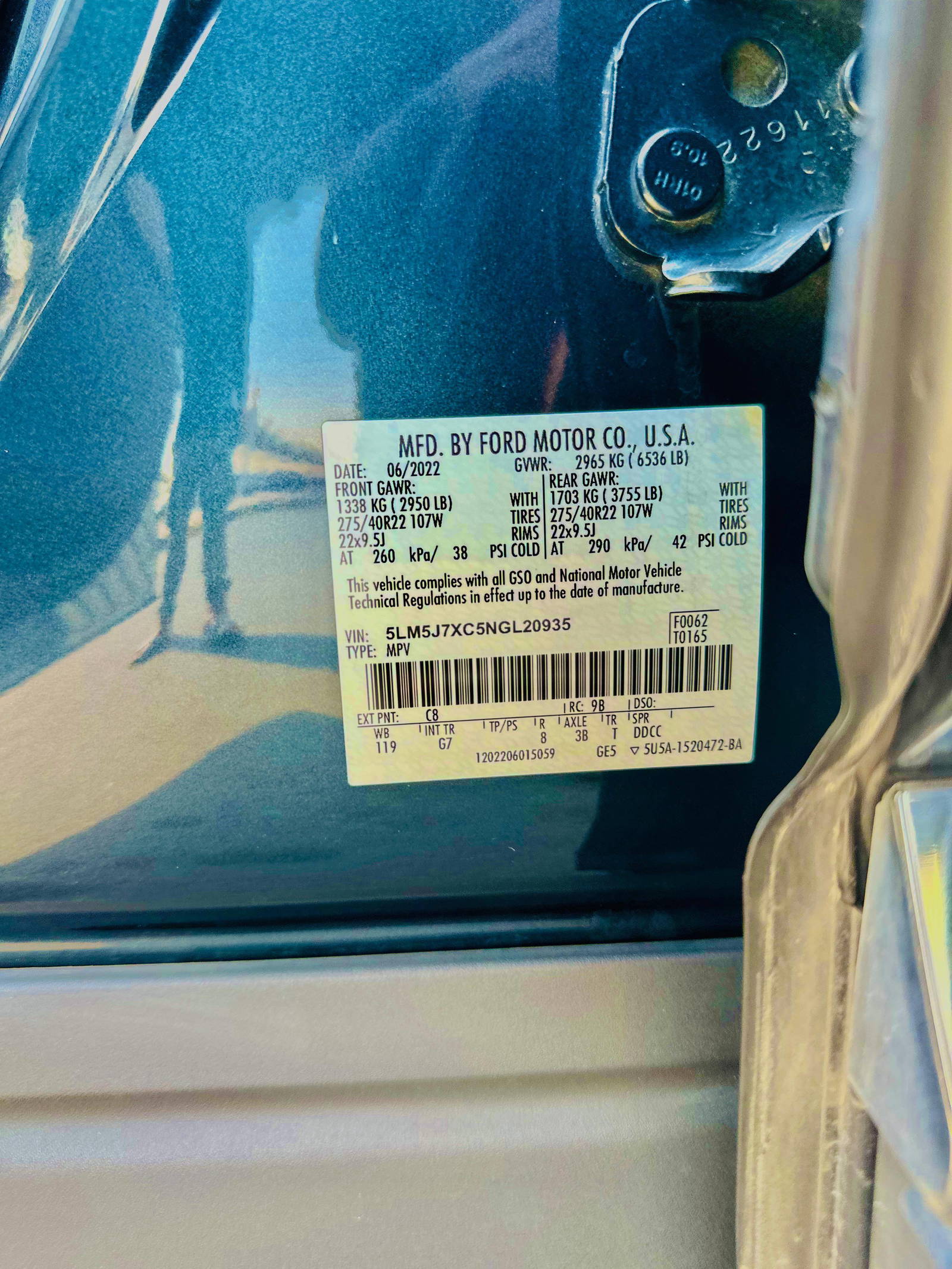 LINCOLN AVIATOR 2022 - Marhaba Auction Used Cars - Image 13