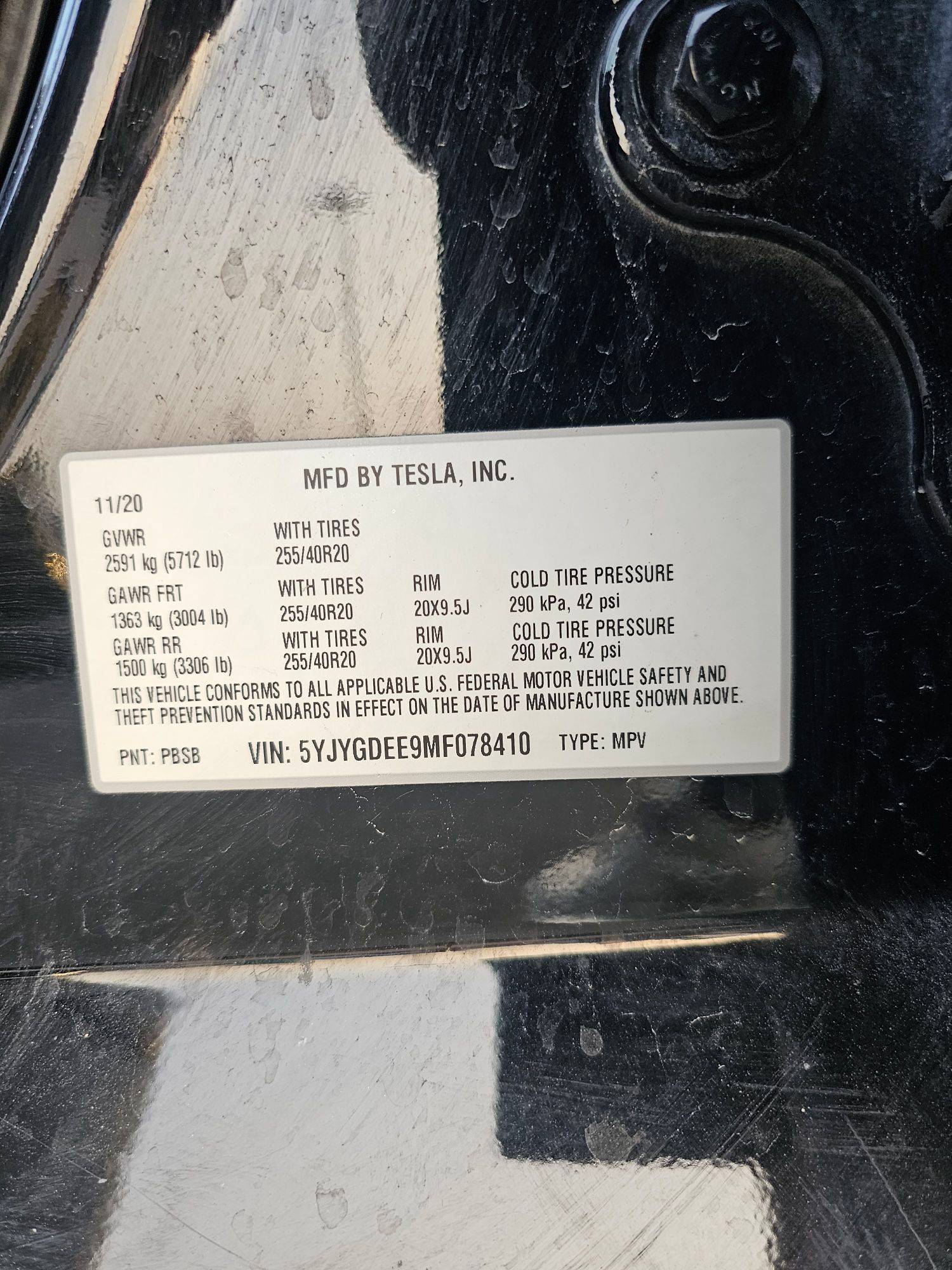 2021 TESLA MODEL Y — 75729 KM — Lot E9MF078410 — Souq - Marhaba Auctions Used Cars - Image 10