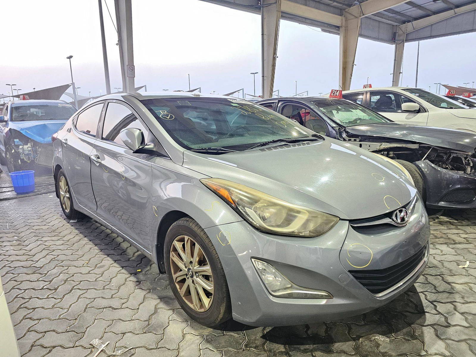 2015 HYUNDAI ELANTRA — 191179 Miles — Lot E0FU278227 — Souq - Marhaba Auctions Used Cars - Image 4