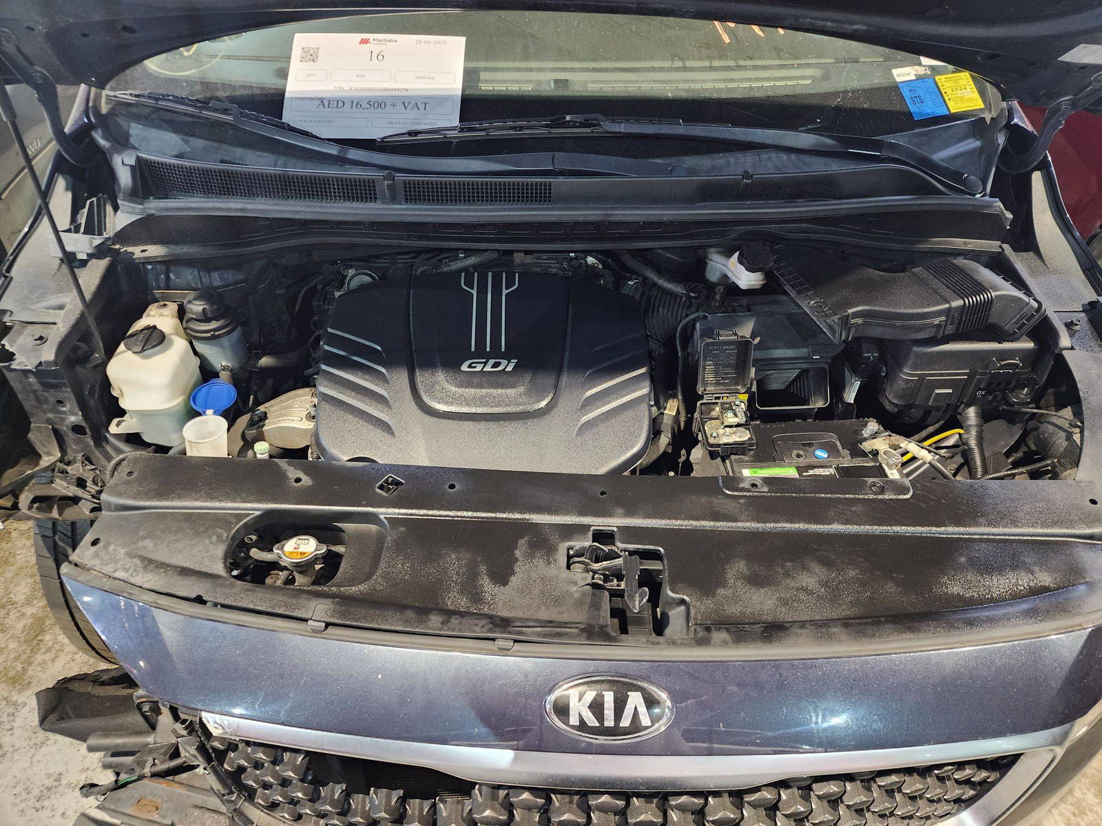 2017 KIA SEDONA — 153505 Miles — Lot 214587 — UMM RAMOOL - Marhaba Auctions Used Cars - Image 13